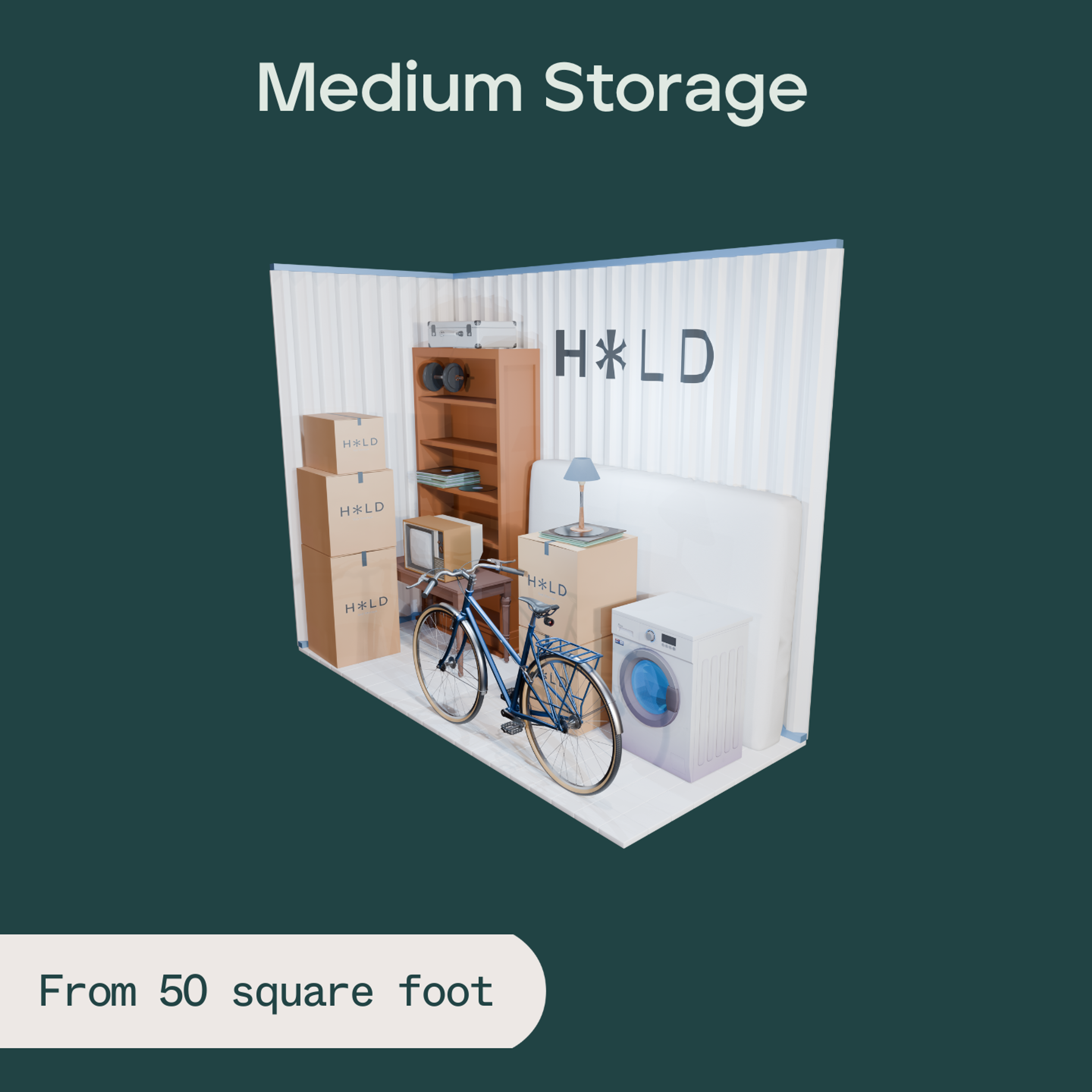 Medium storage unit King's Cross