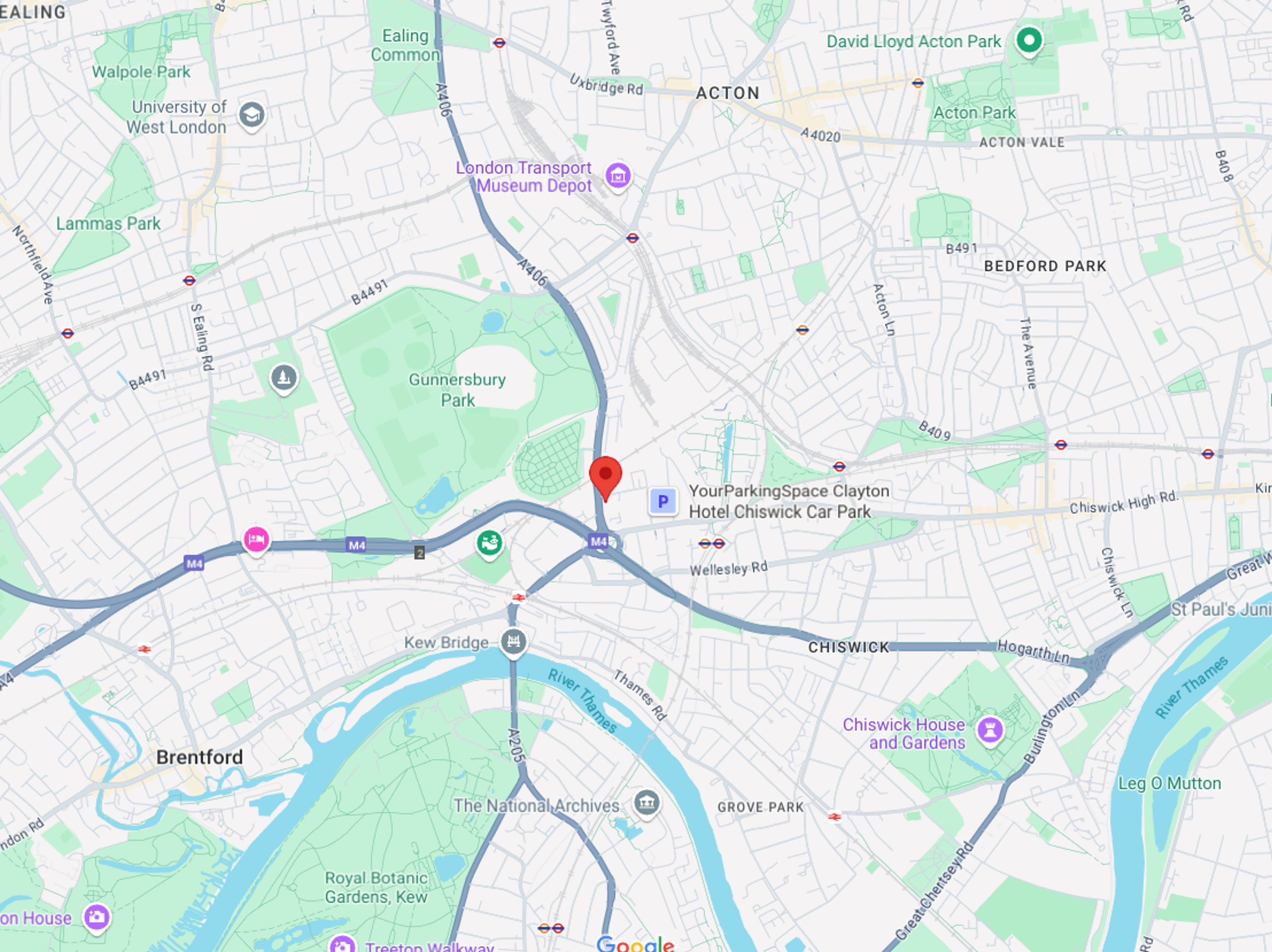map of HOLD's new Chiswick location