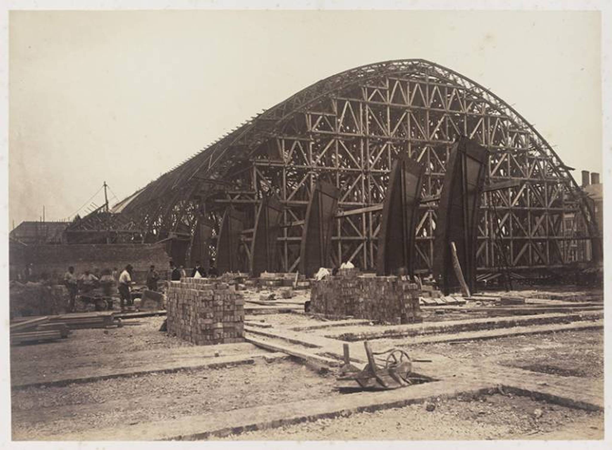 Construction of St Pancras Station
