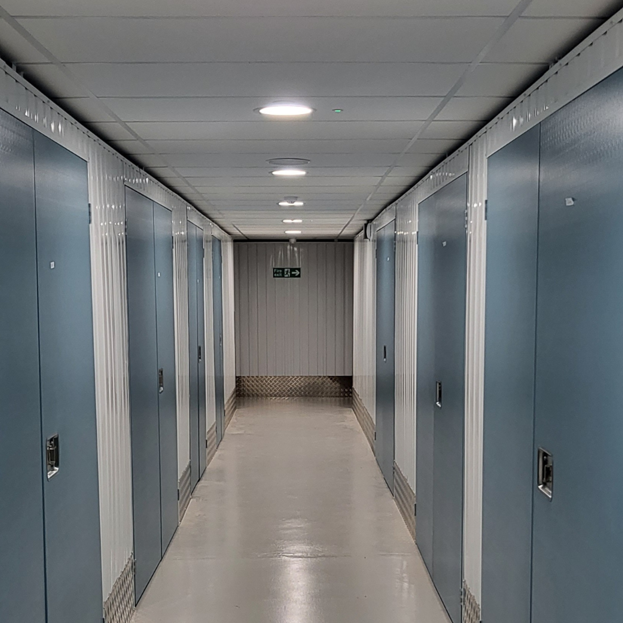 Storage units at Hold Self Storage facility