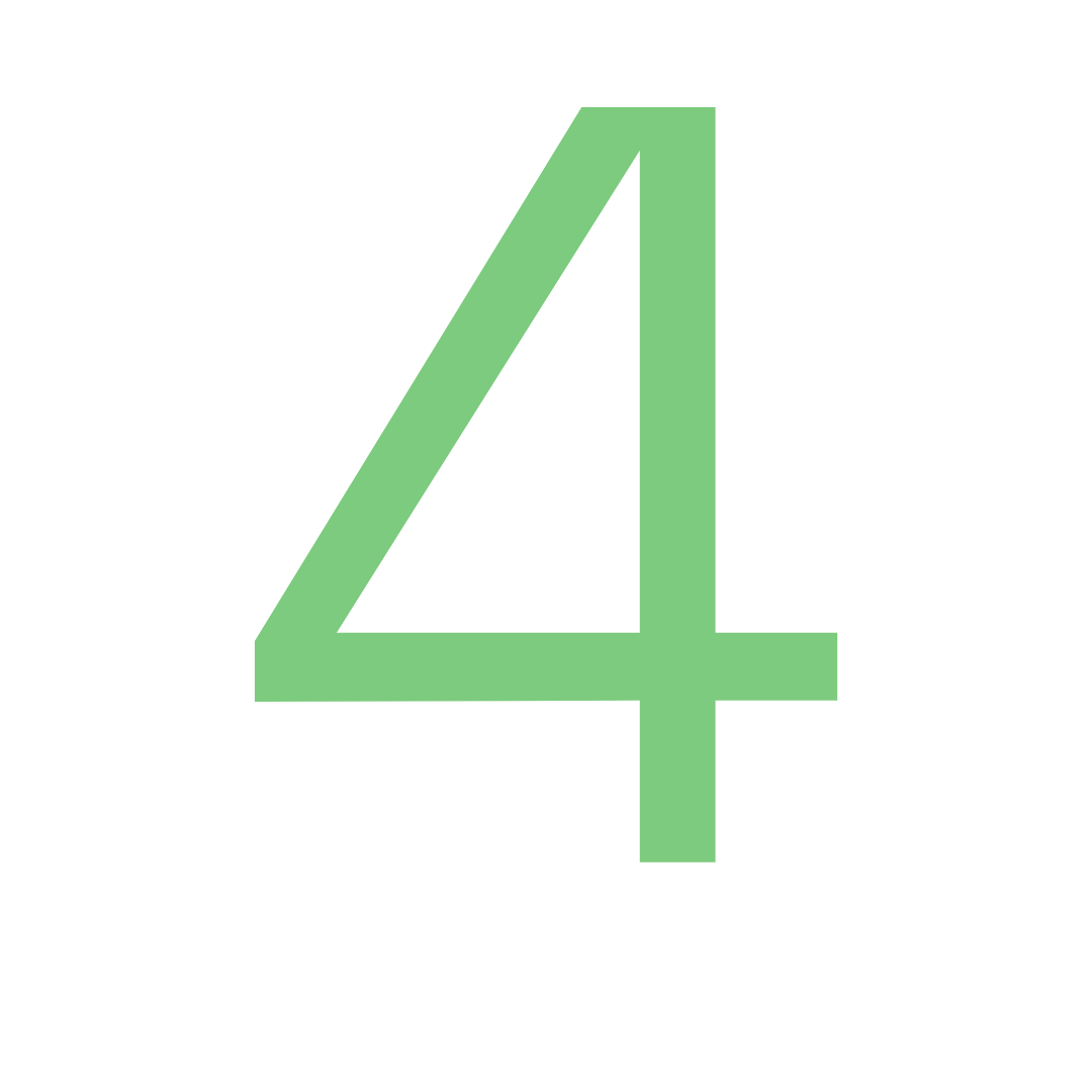 green number 4