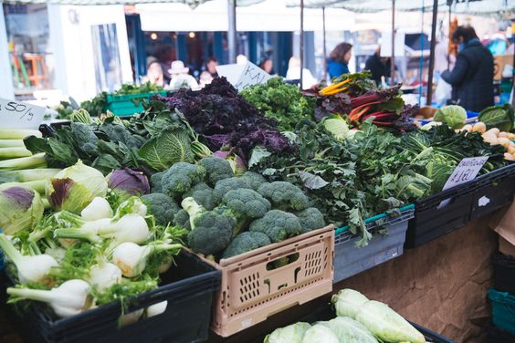 broadway market vegetable stall