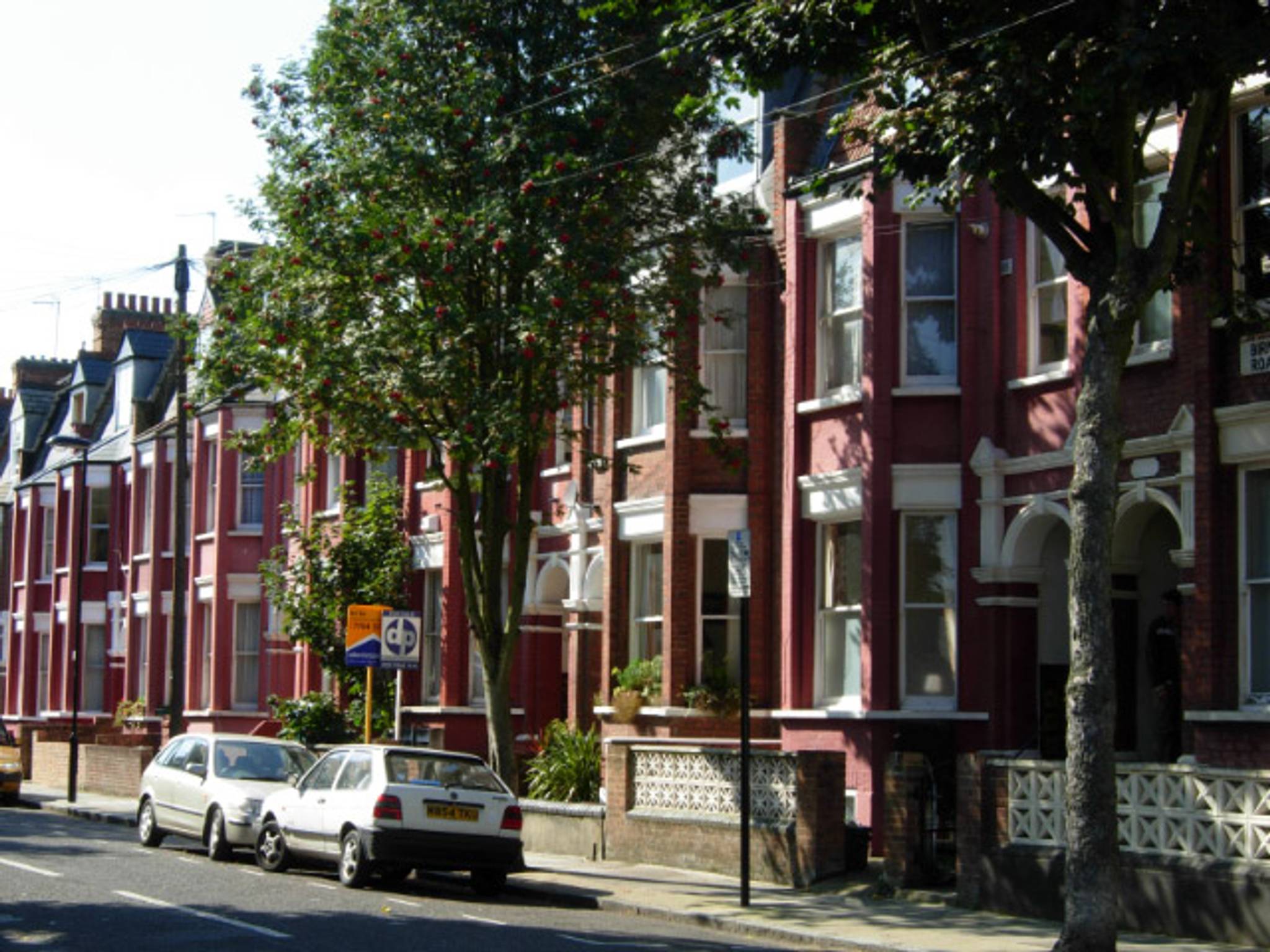 residential street in london