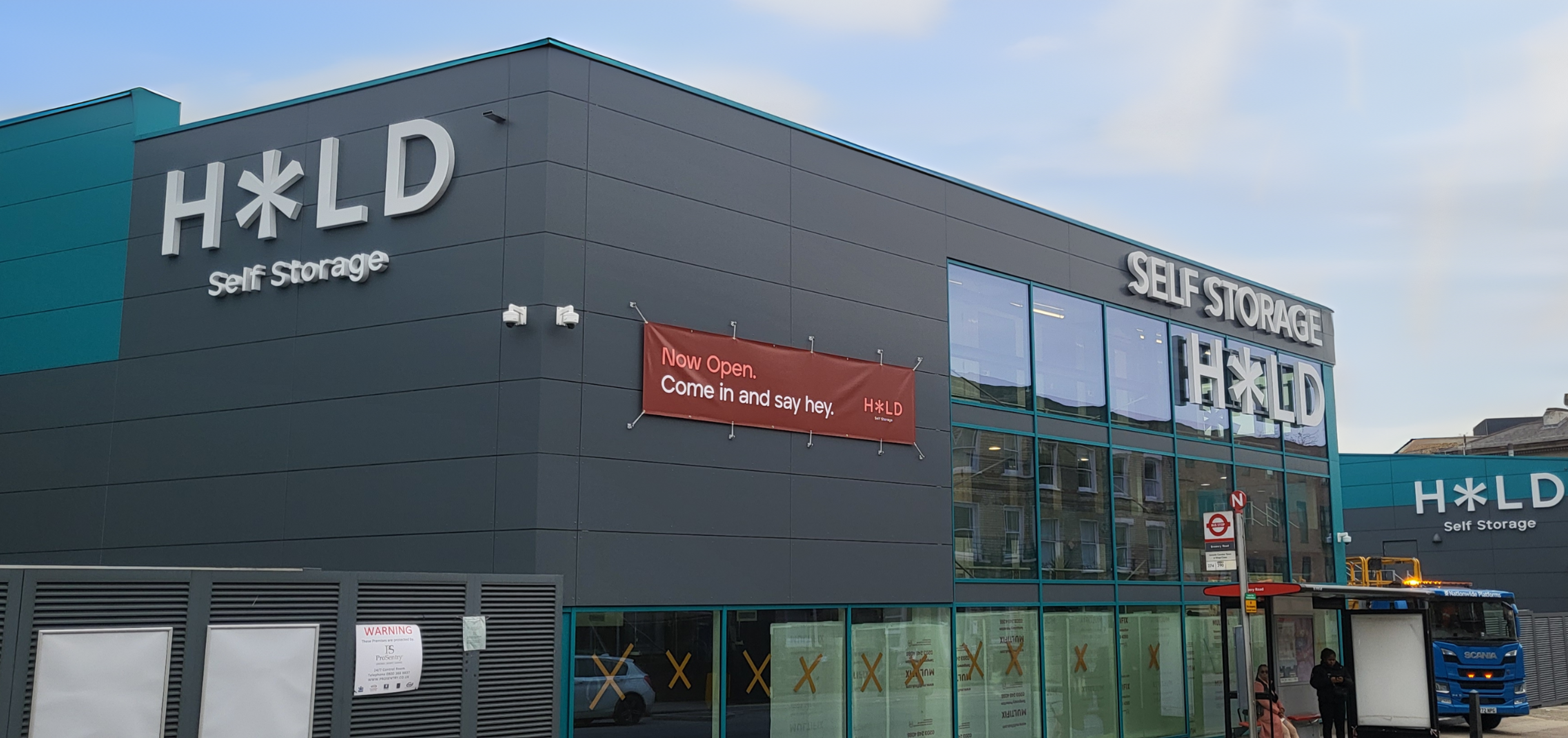 HOLD self storage facility