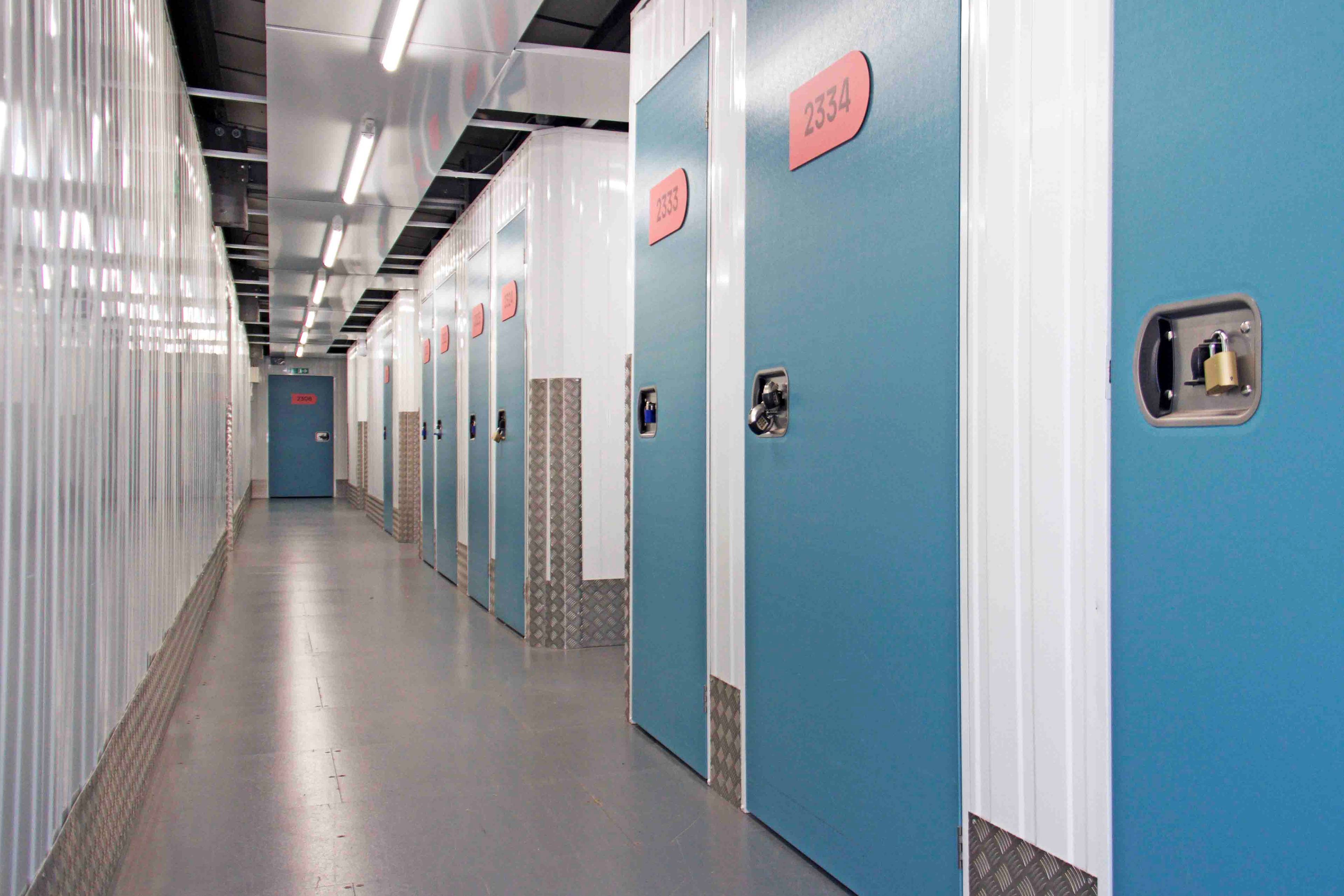 HOLD modern, secure and bright self storage facility