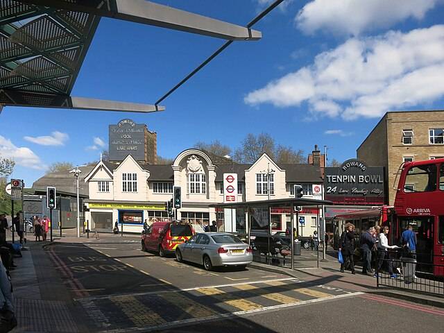 Outside Finsbury Road Station