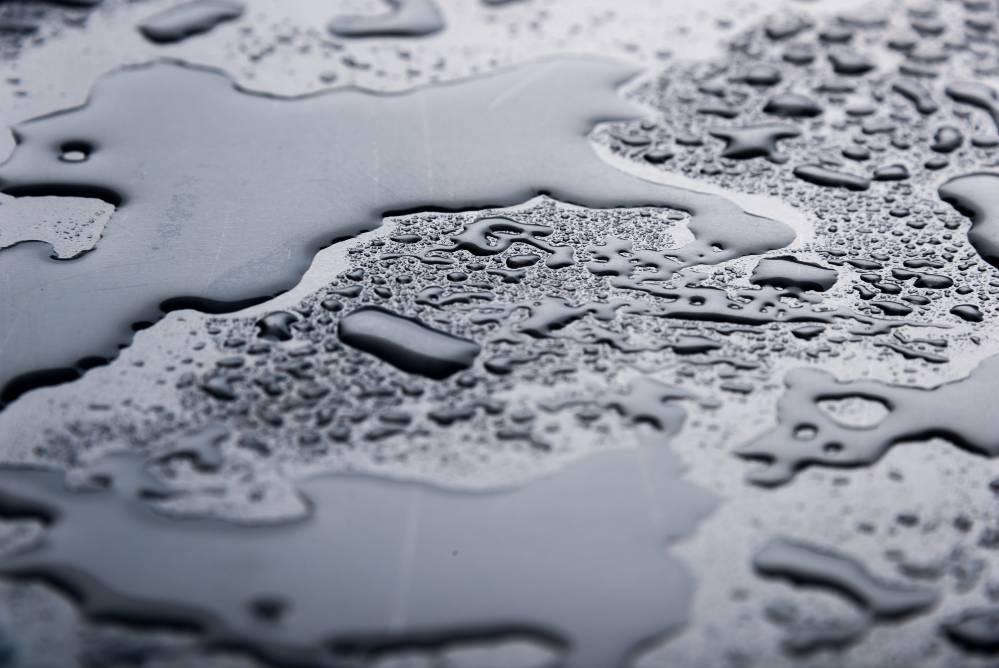 Moisture build up on the floor