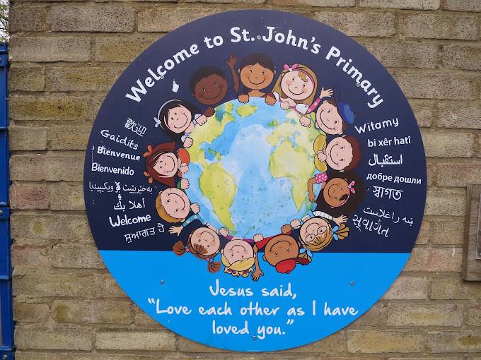 St. John's Primary School banner