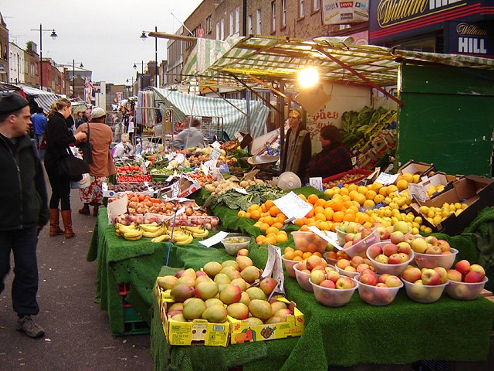 Stalls in Chapel Market