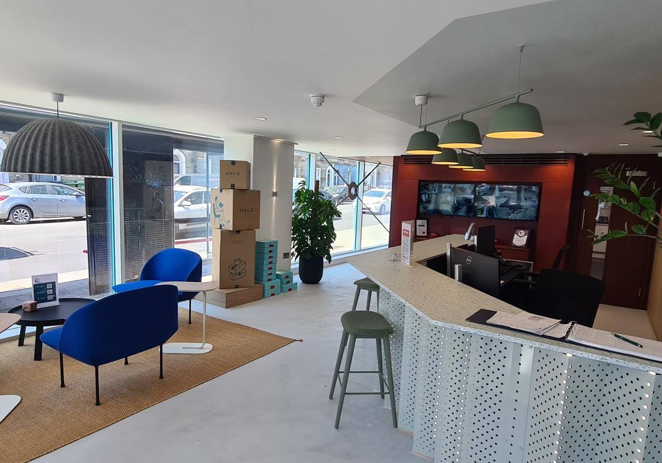 Internal view of HOLD Self Storage in Kings Cross, highlighting self-storage options for customers..