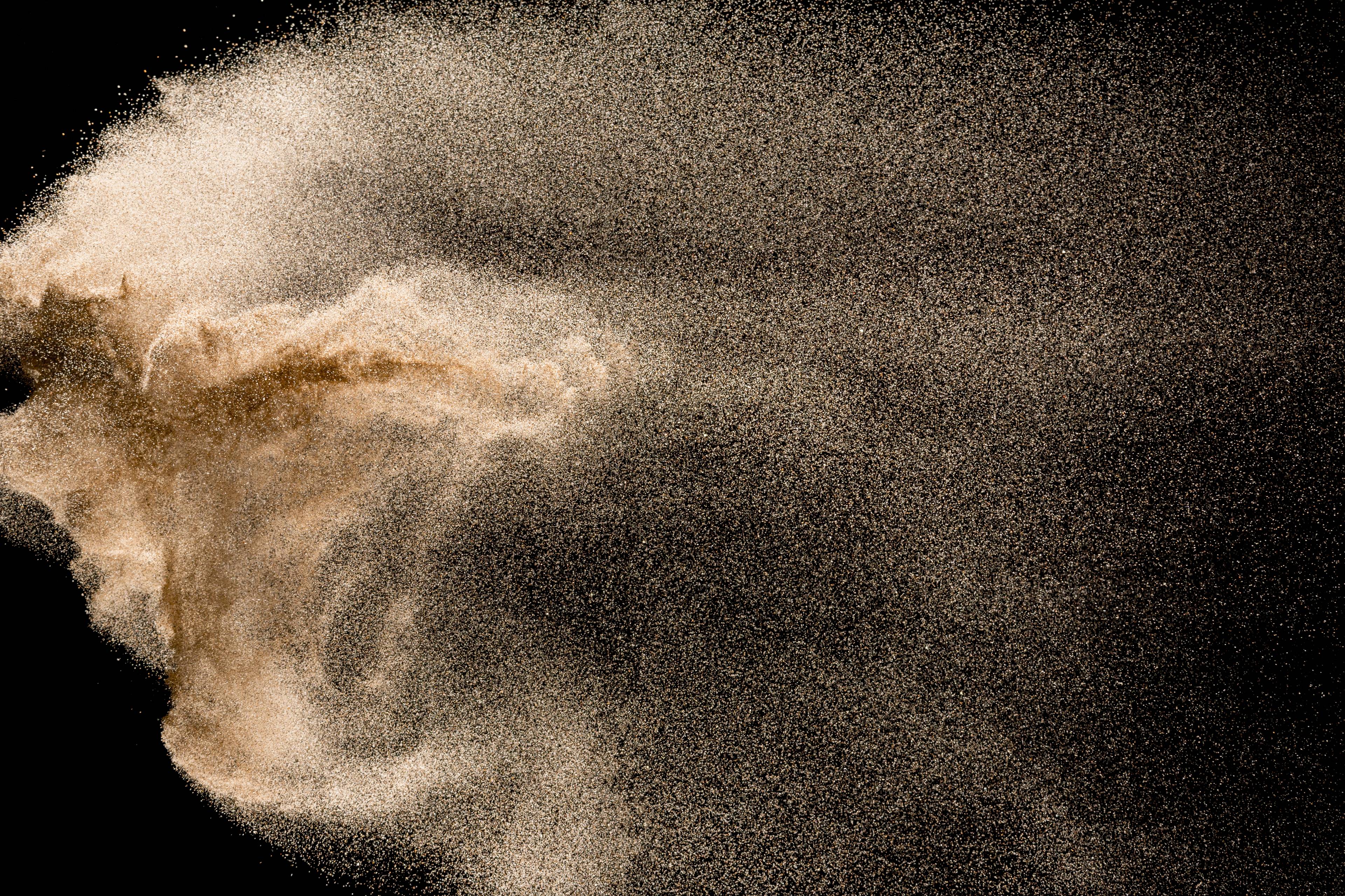 Sand explosion