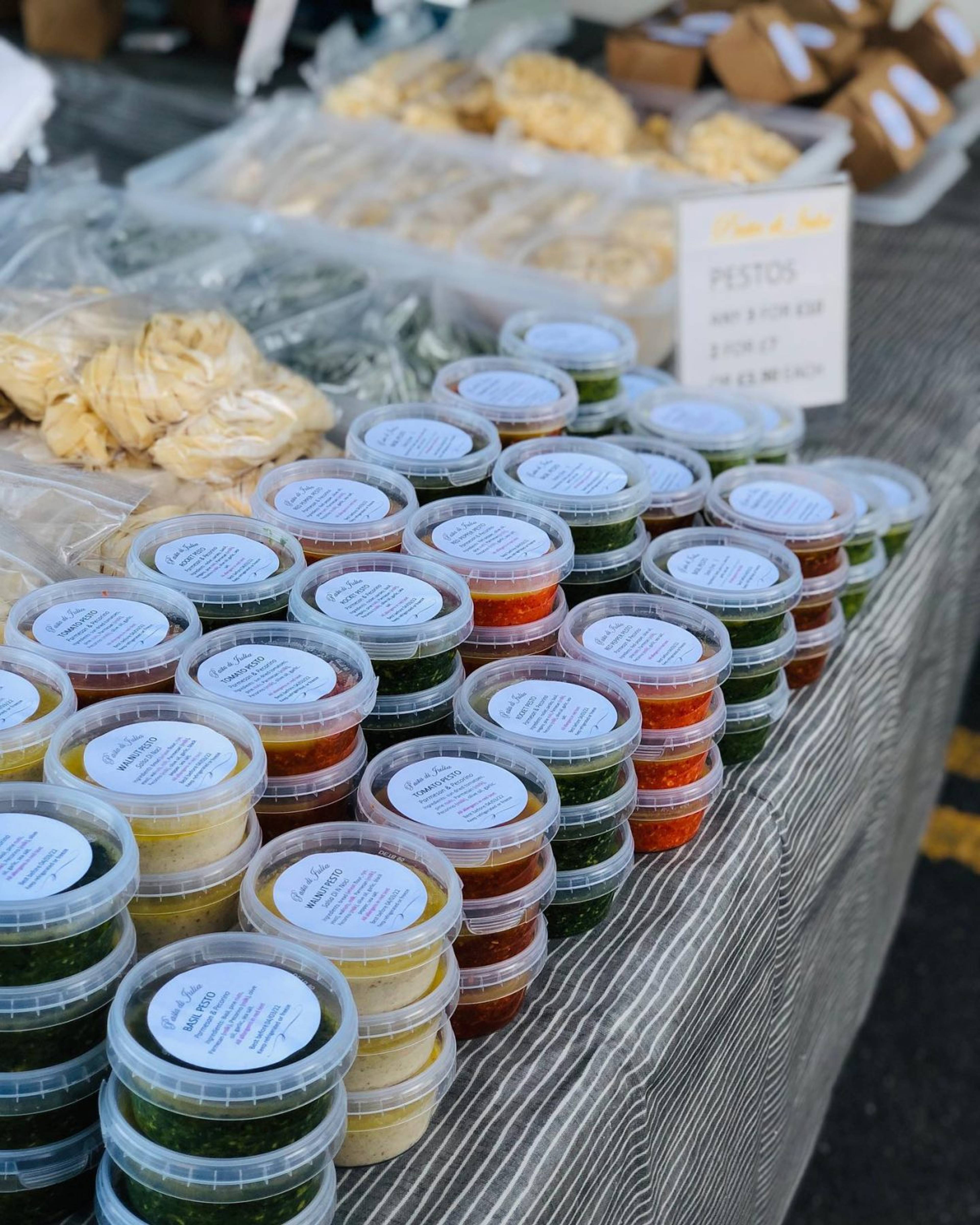 Home-made goods at Stroud Green Market