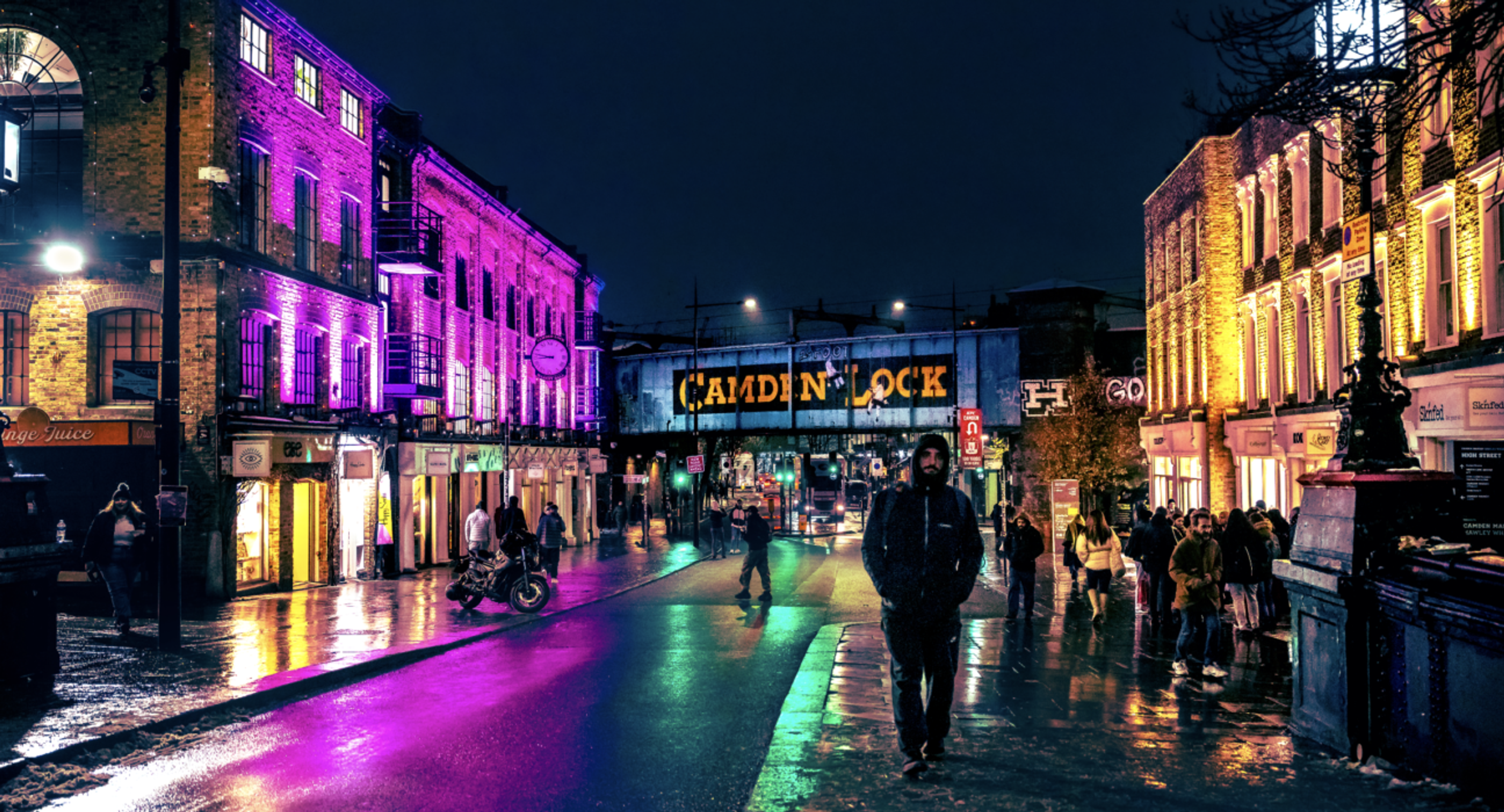 Camden at night