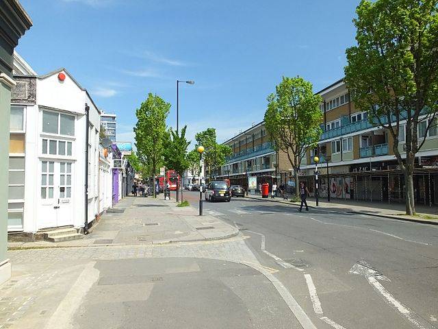 Caledonian Road turning towards Islington