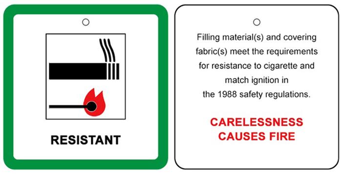 fire safety label