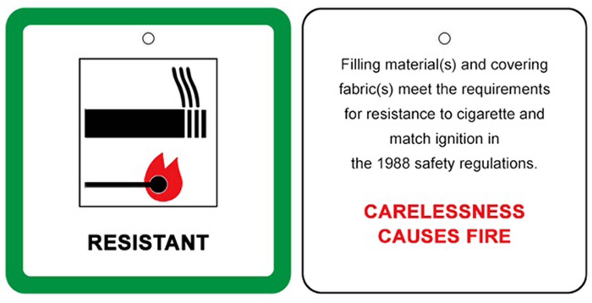 fire safety label