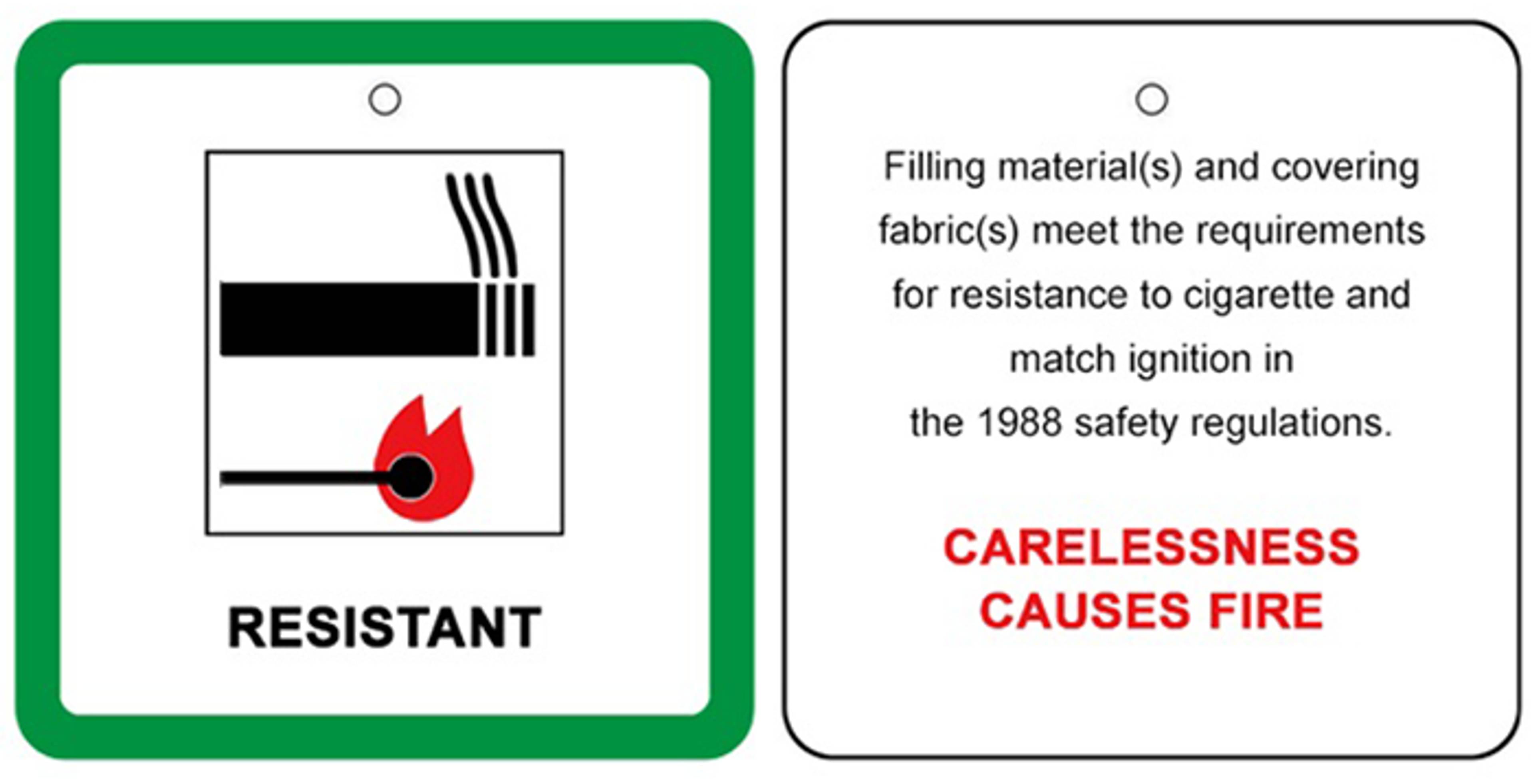 fire safety label