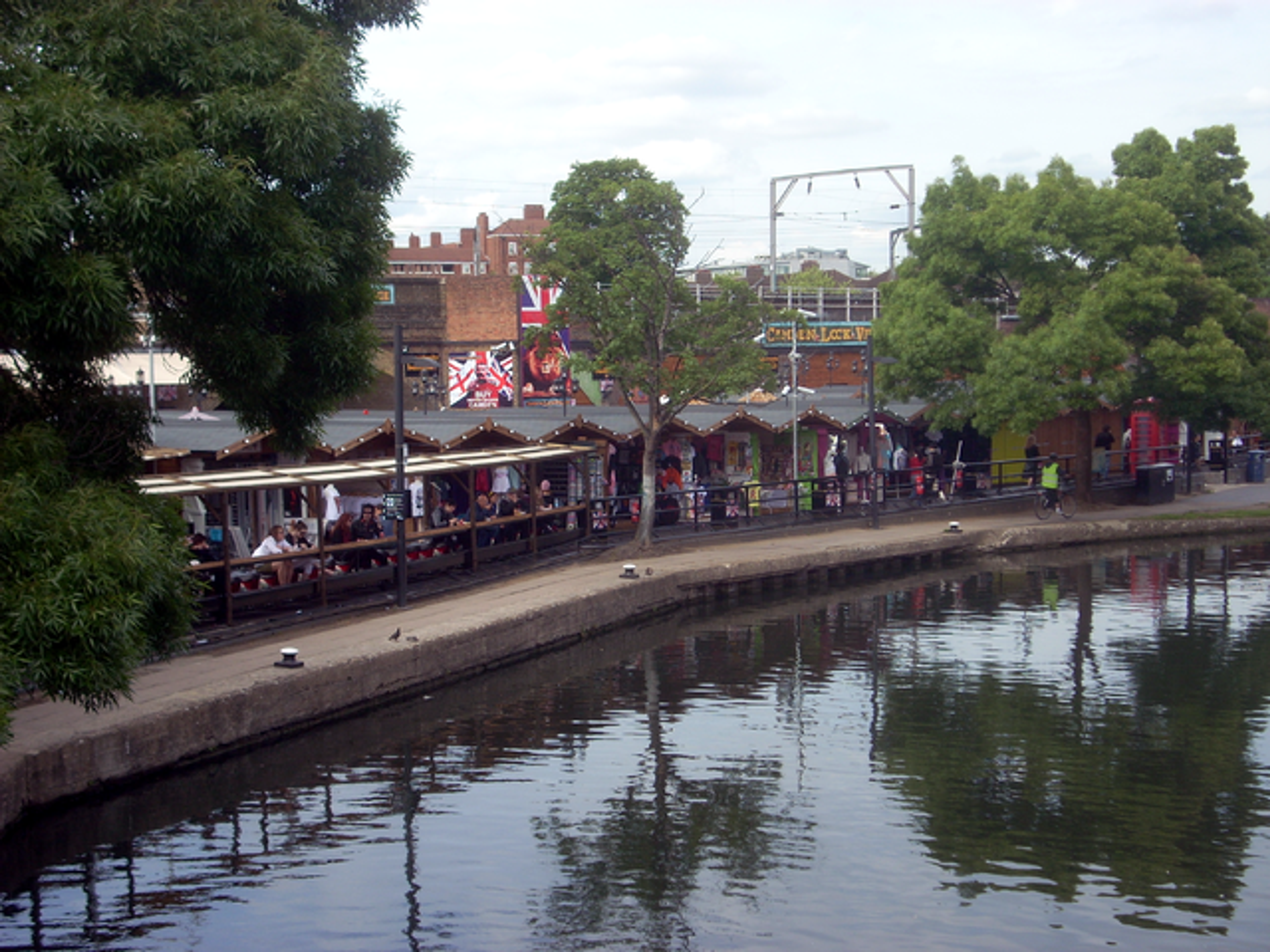 Camden Market by the canal