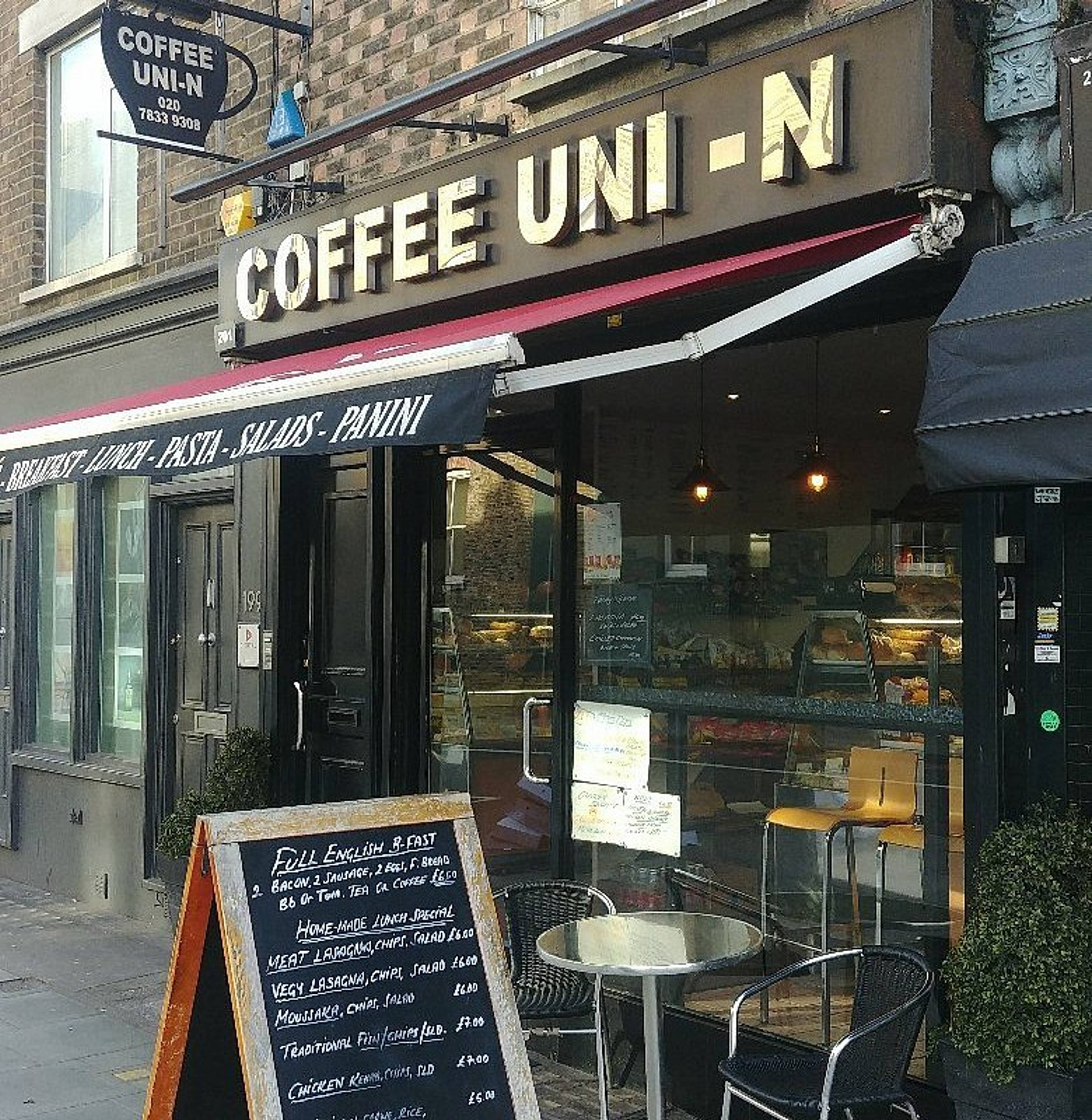 Coffee Uni‑N storefront