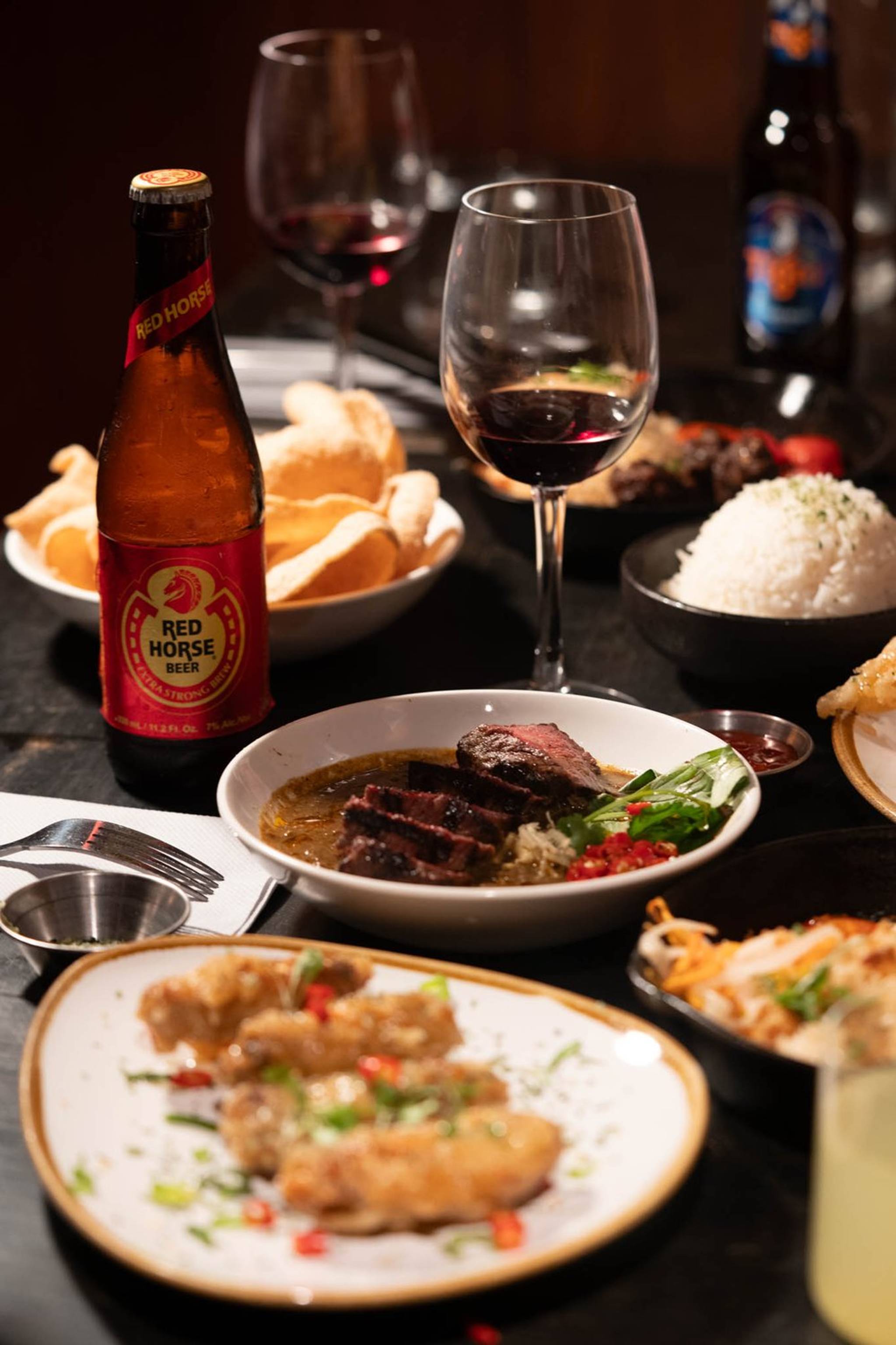 filipino food at Bintang Restaurant