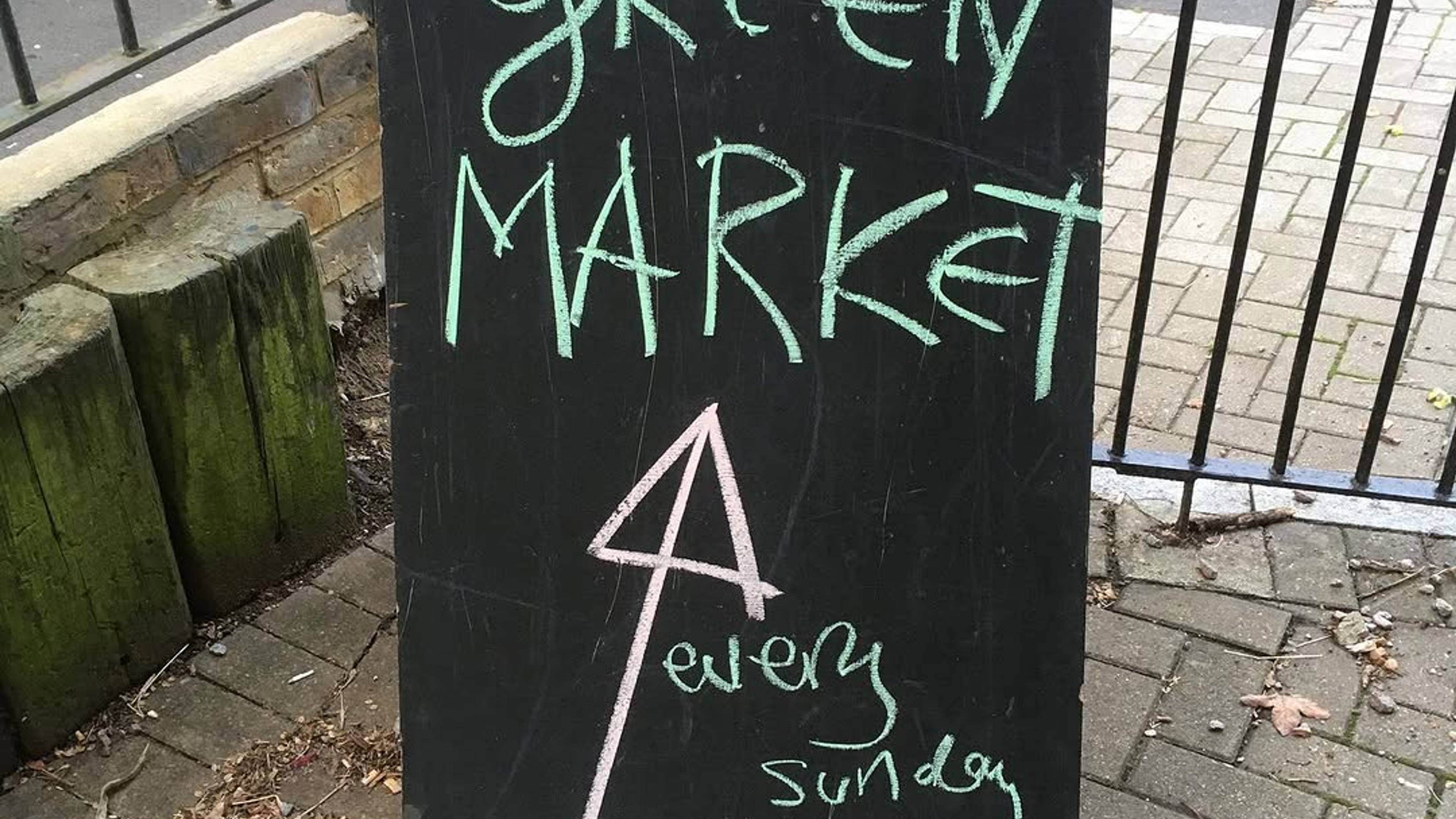 Standee for Stroud Green Market