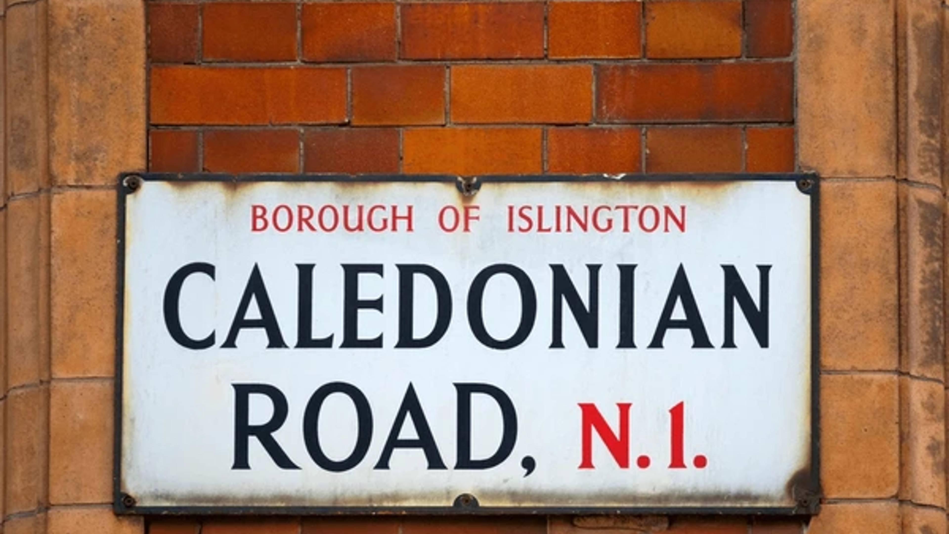 Caledonian Road sign