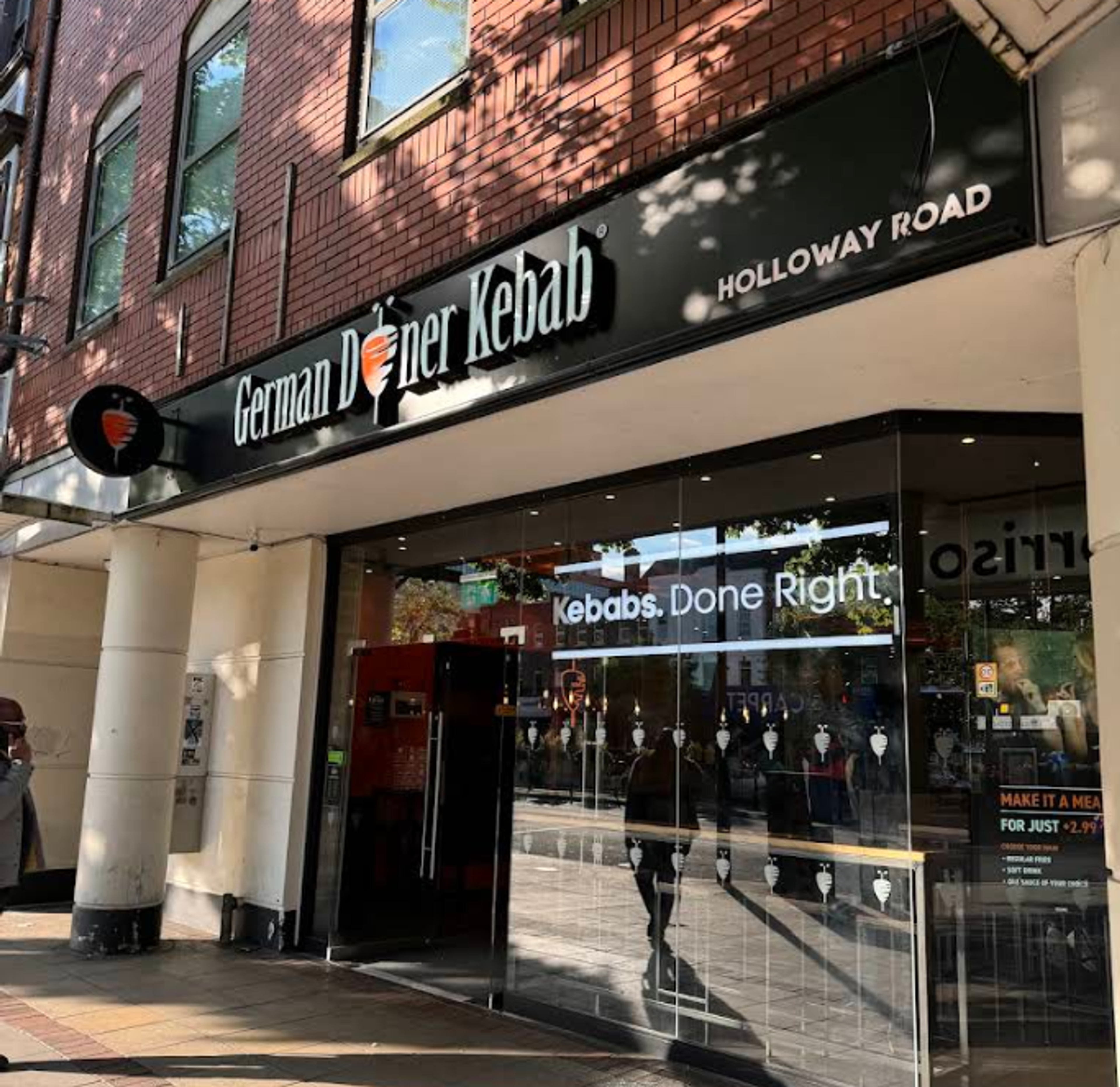 German Doner Kebab along Holloway Road