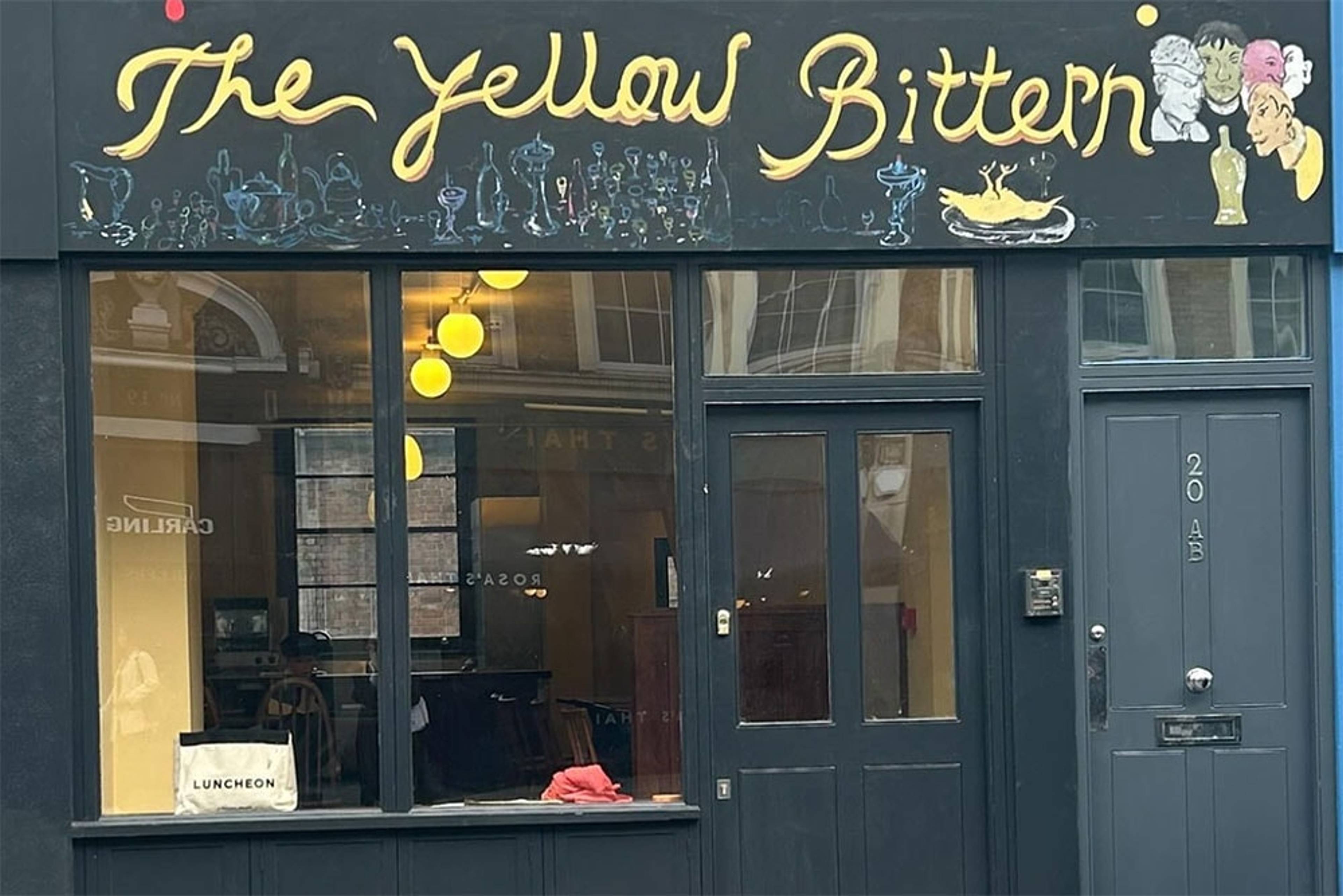 the yellow bitten shop front