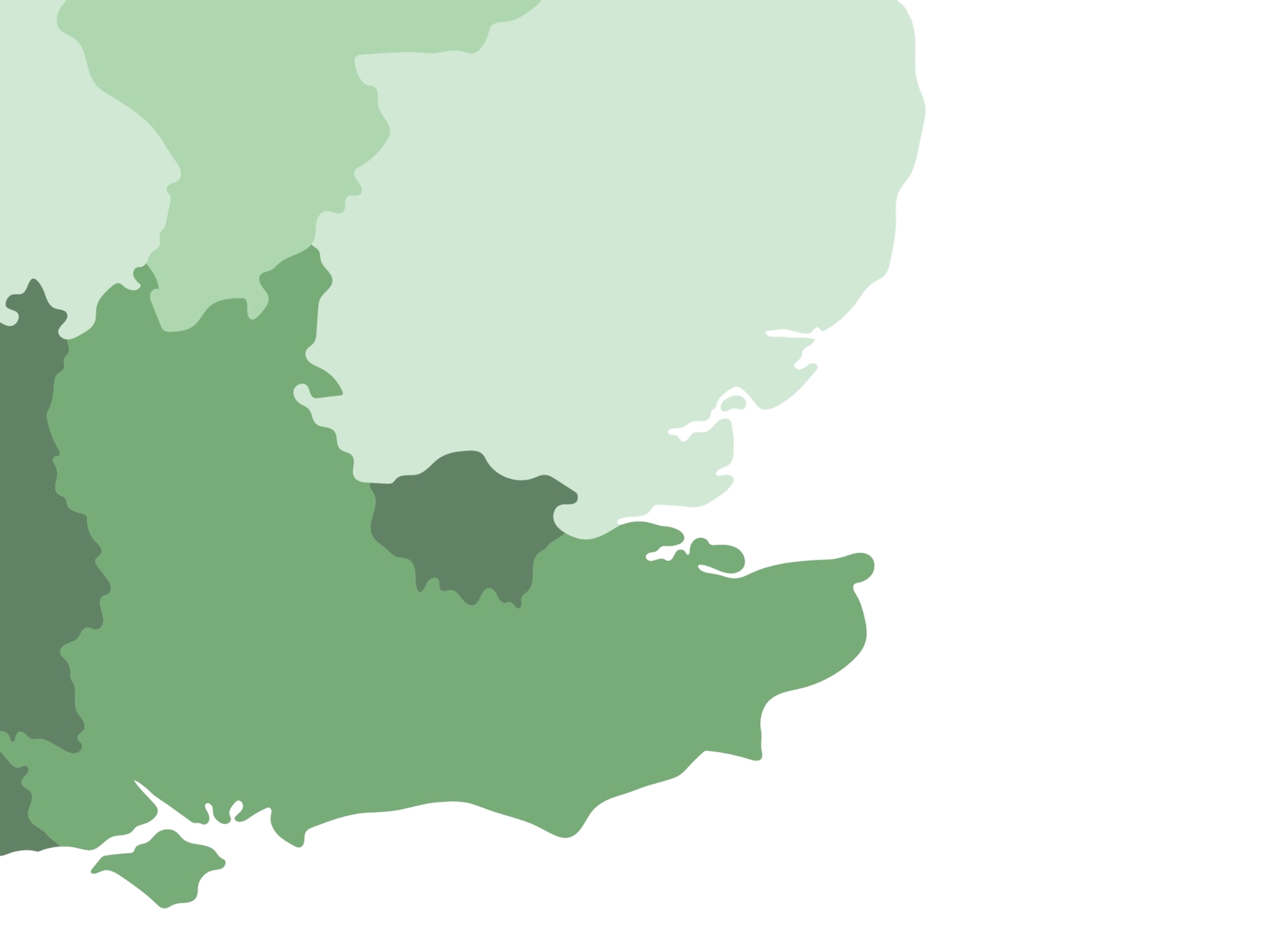 map of south east england