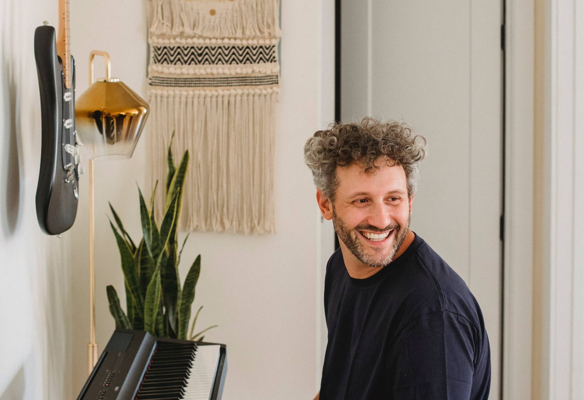 guy playing piano