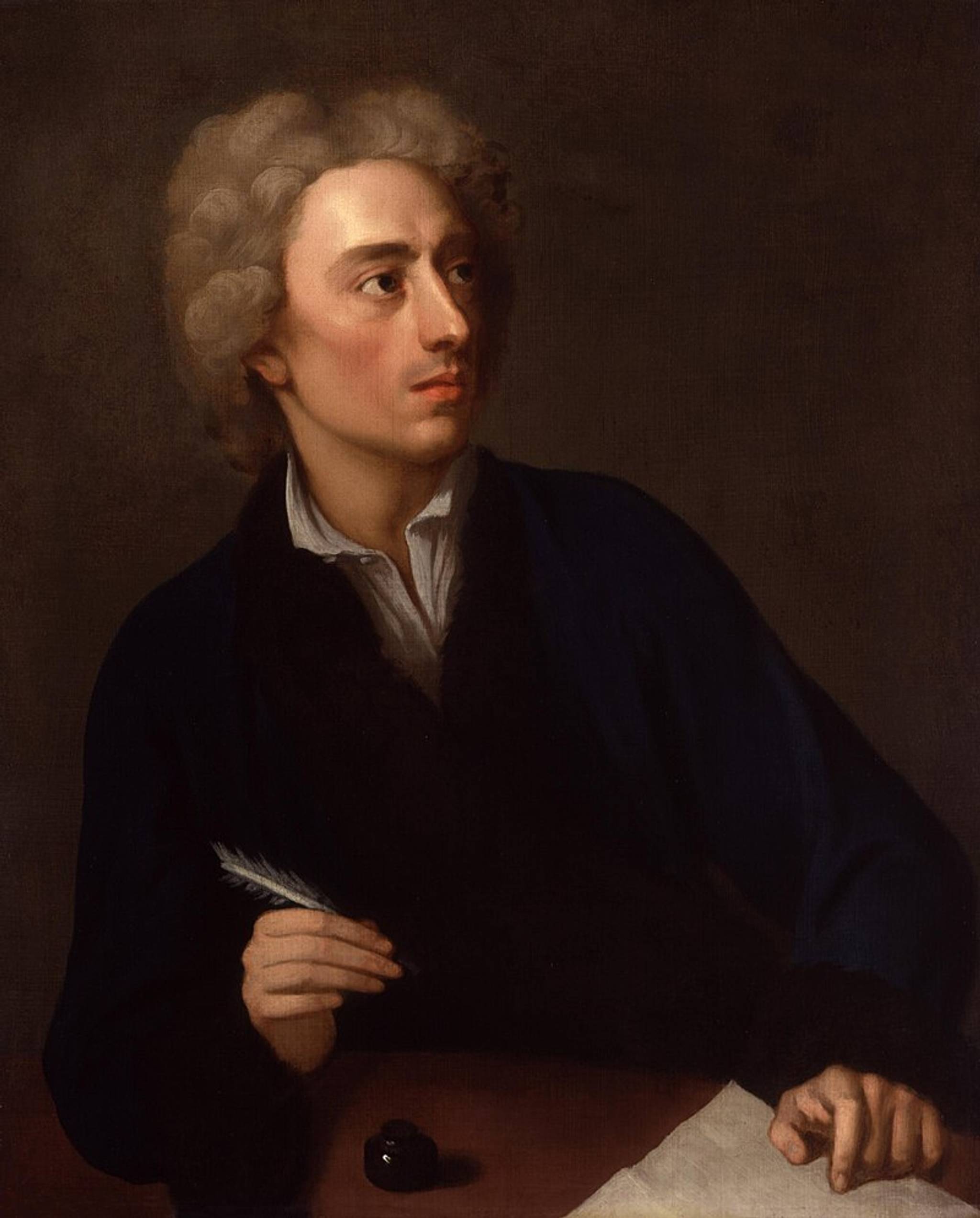 Alexander Pope, Portrait by Michael Dahl, c. 1727