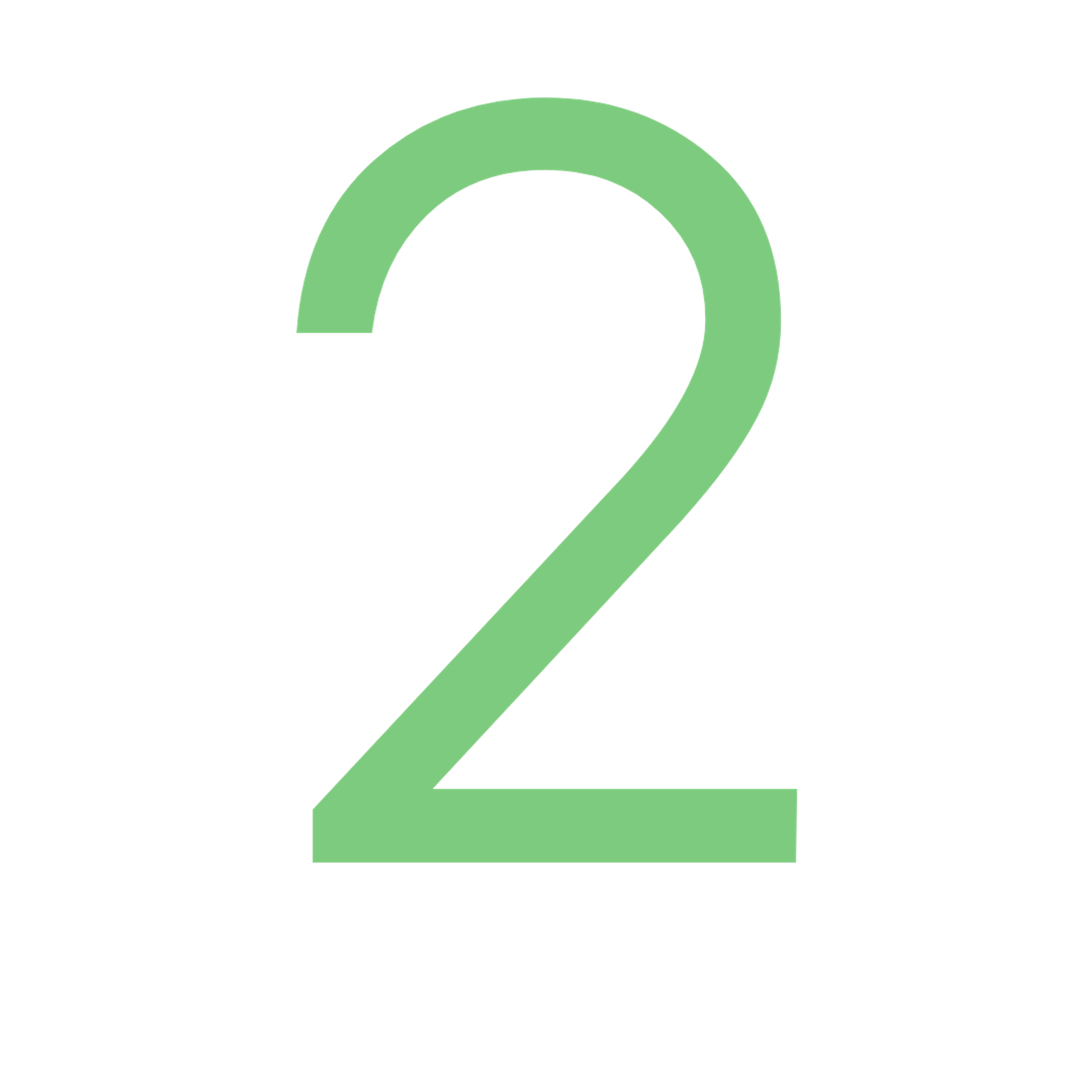 Green number 2