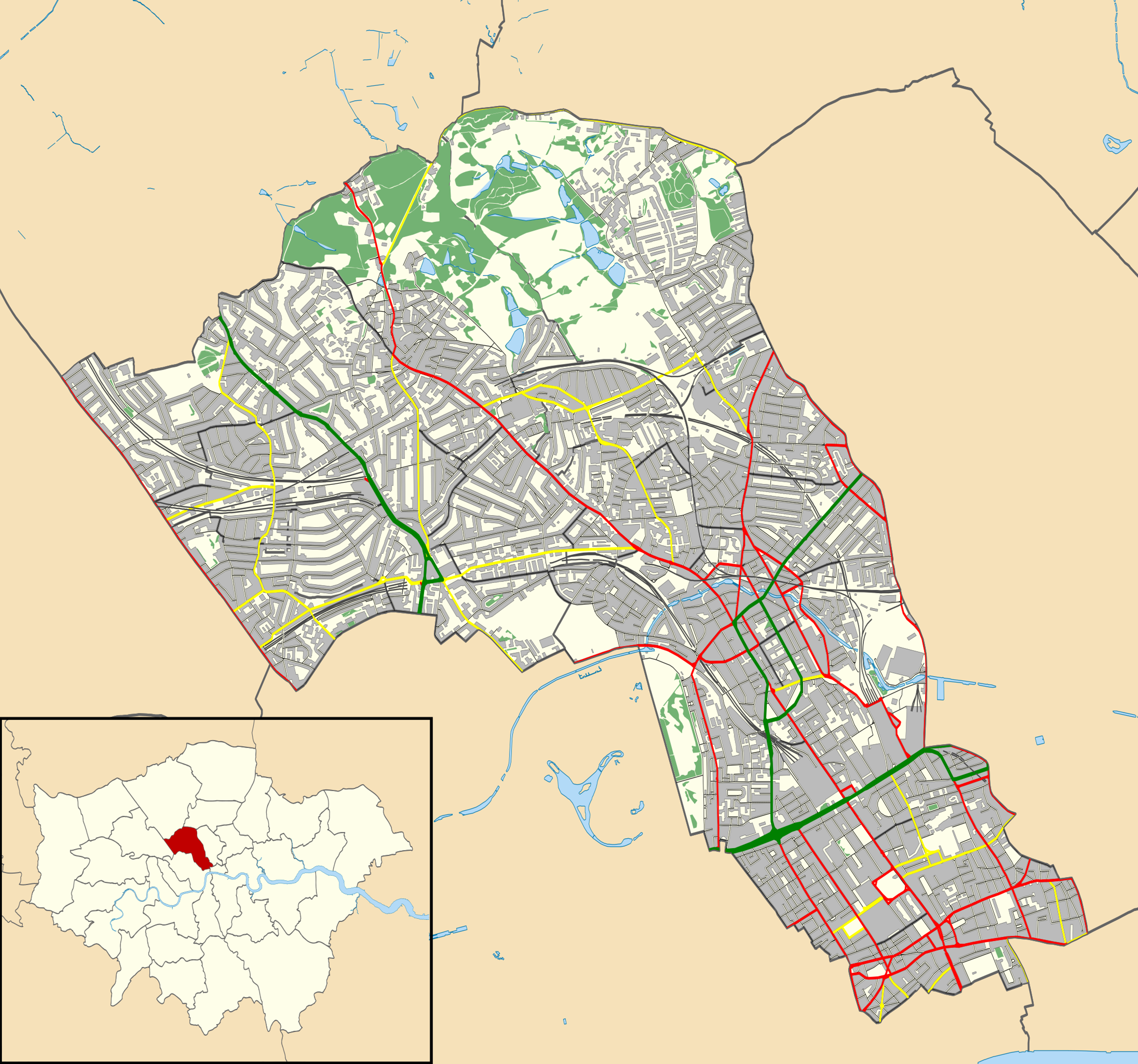Map of Camden