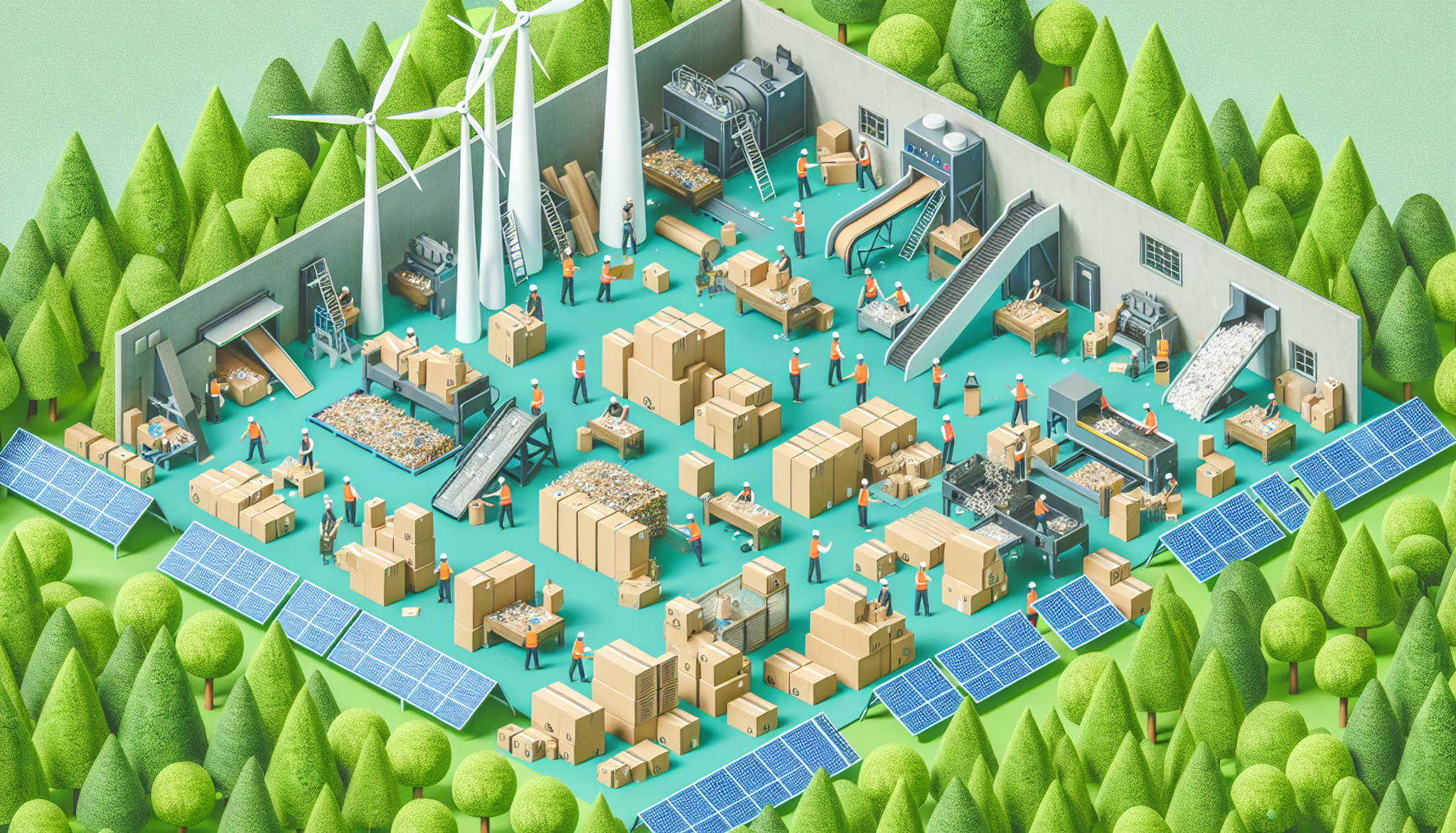 Cardboard is recyclable when used in moving and packing