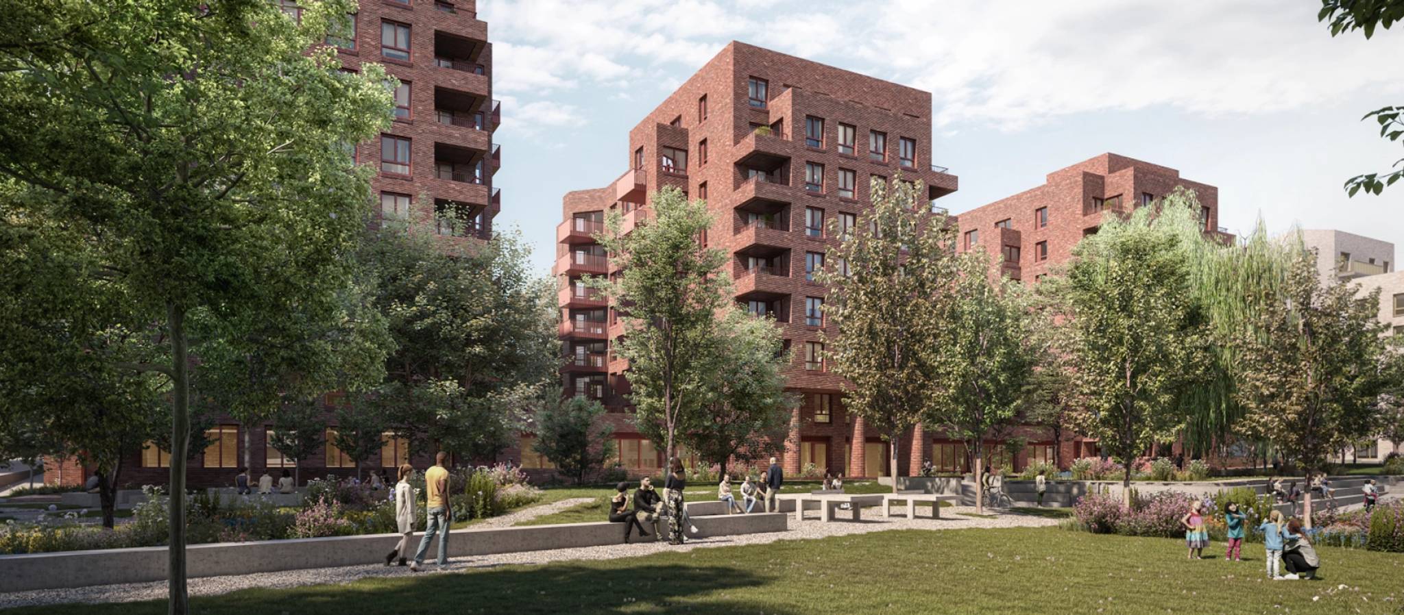 Artistic rendition of Holloway Park