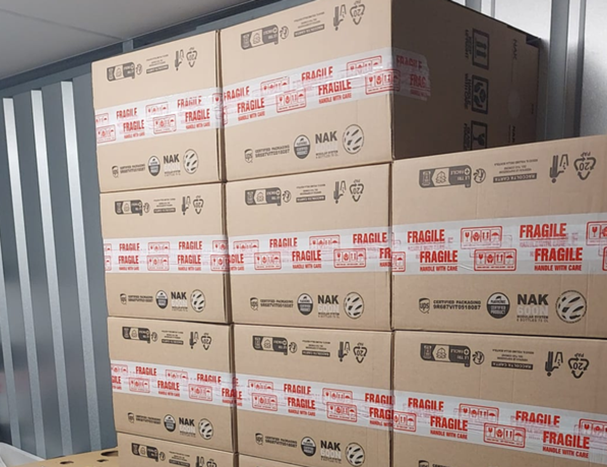 business inventory inside hold storage unit