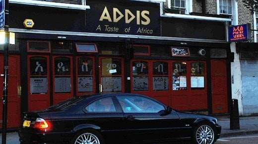 ethopian restaurant facade