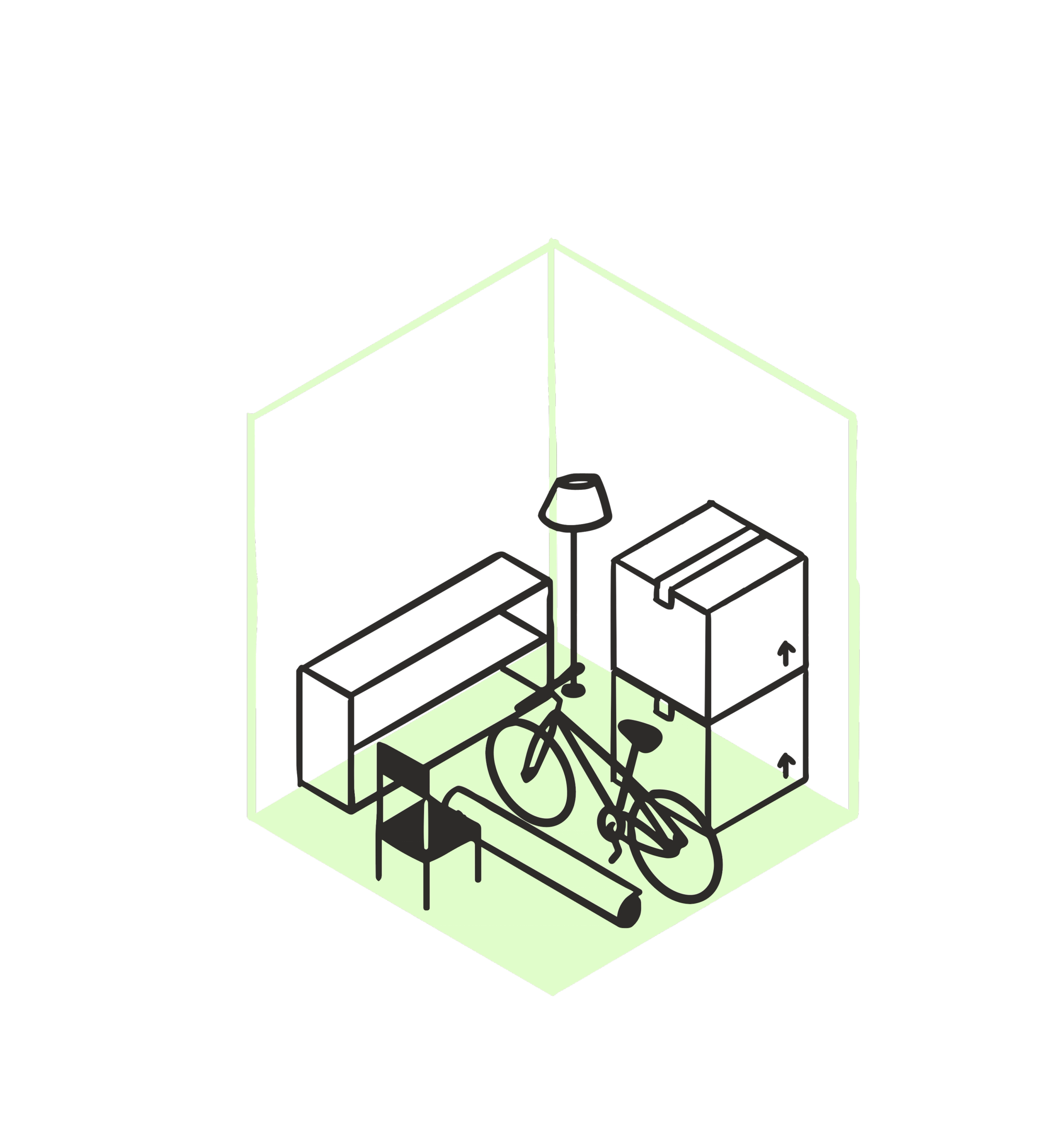 Medium sized storage unit diagram