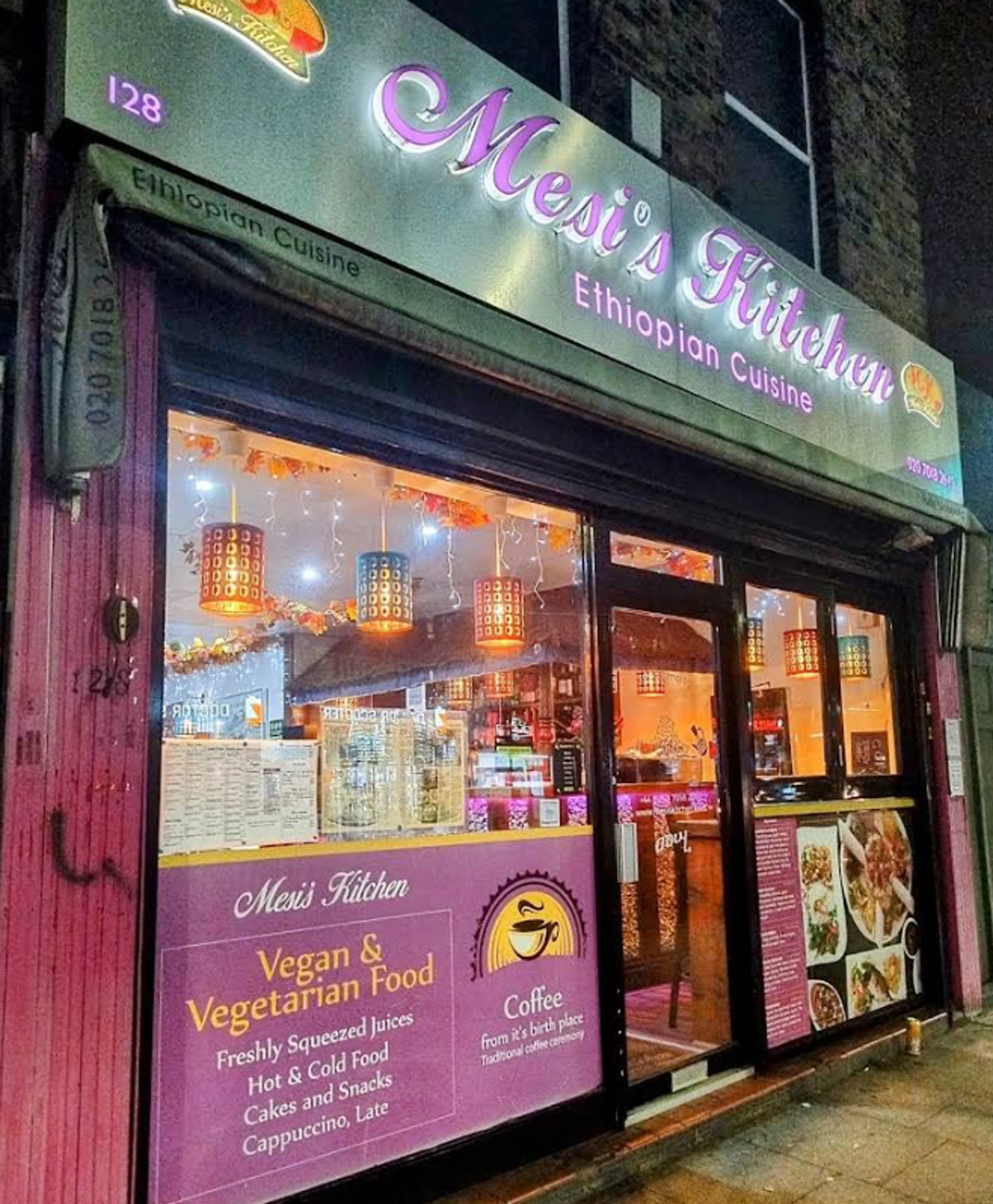Storefront of Mesi's Kitchen