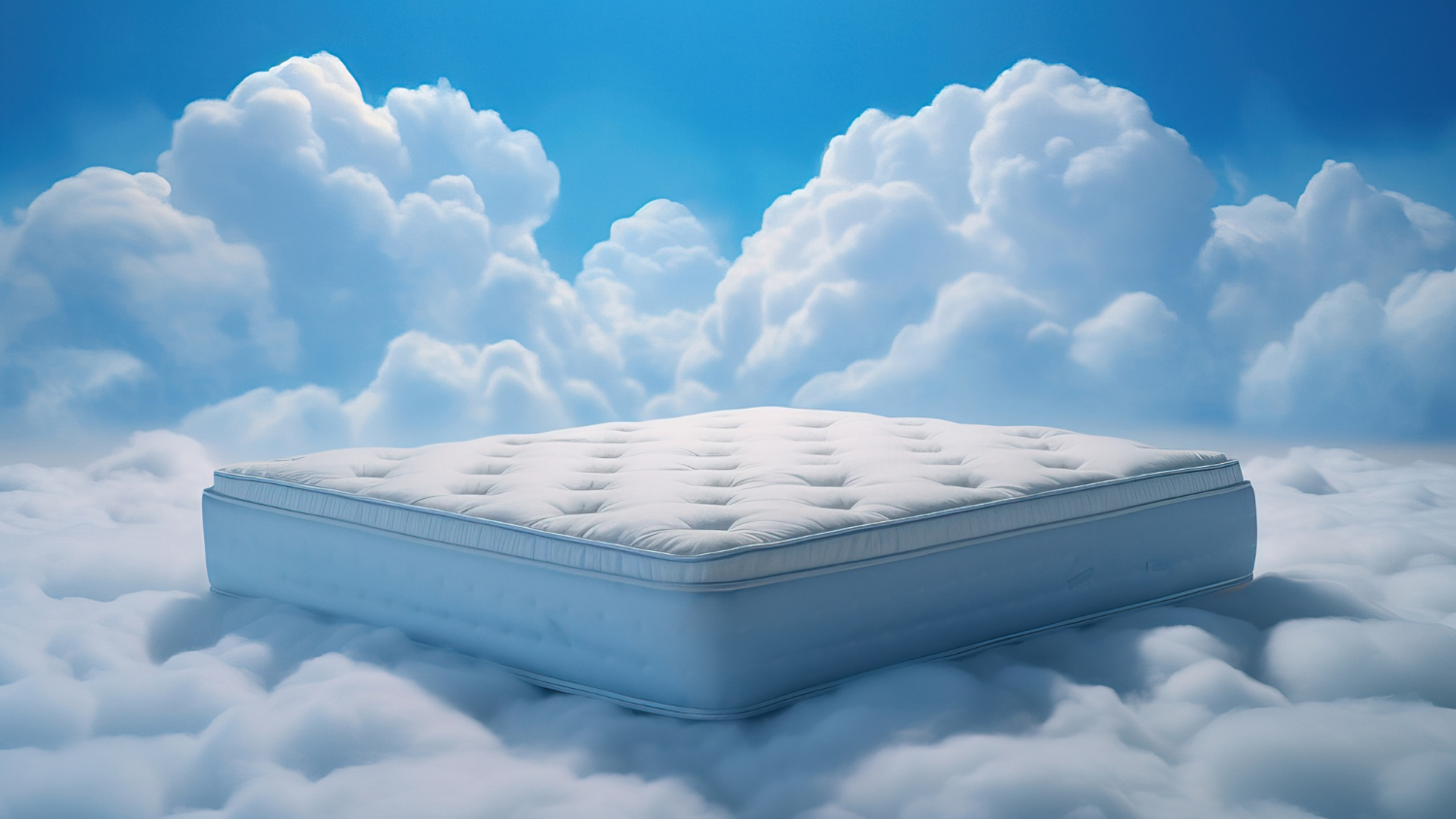 Mattress in clouds