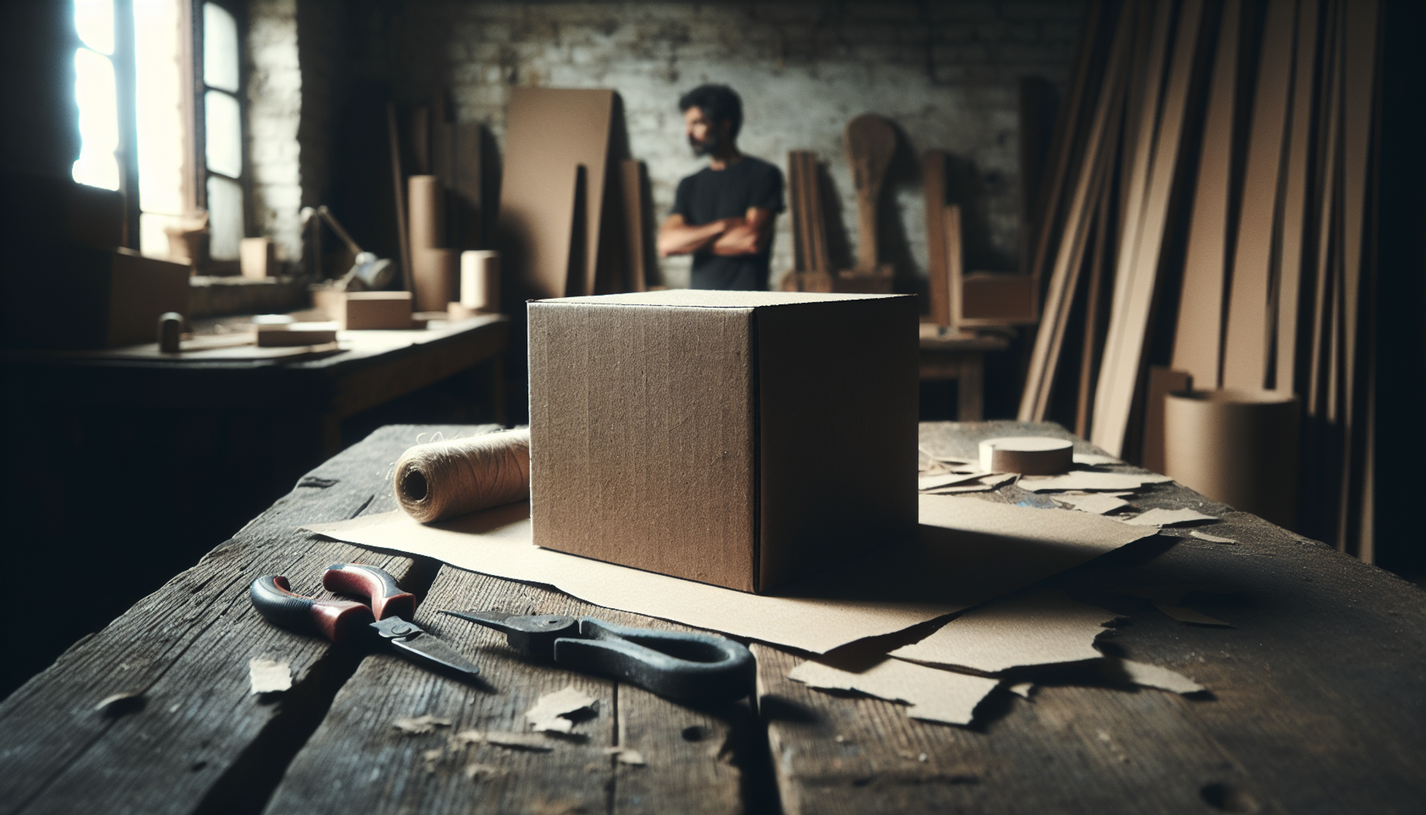 Cardboard box for moving and packing