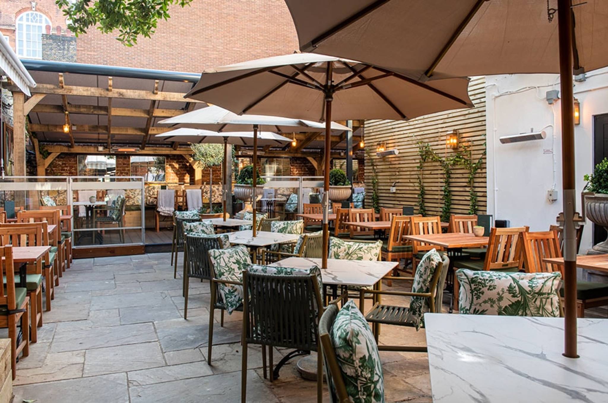 outside area of gastro pub