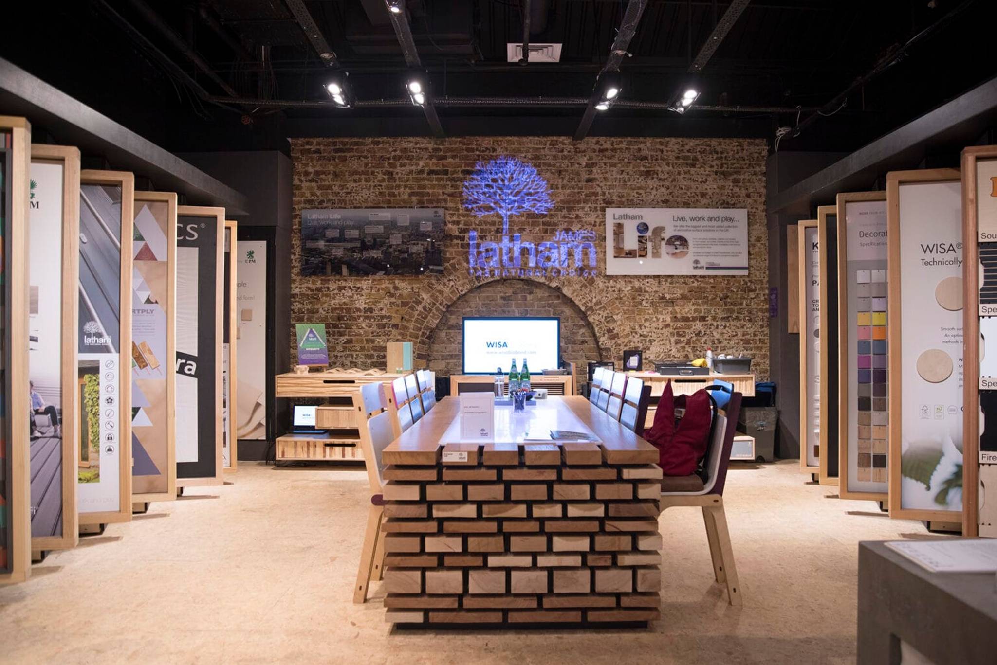 Interior of one of the event places at the Business Design Centre