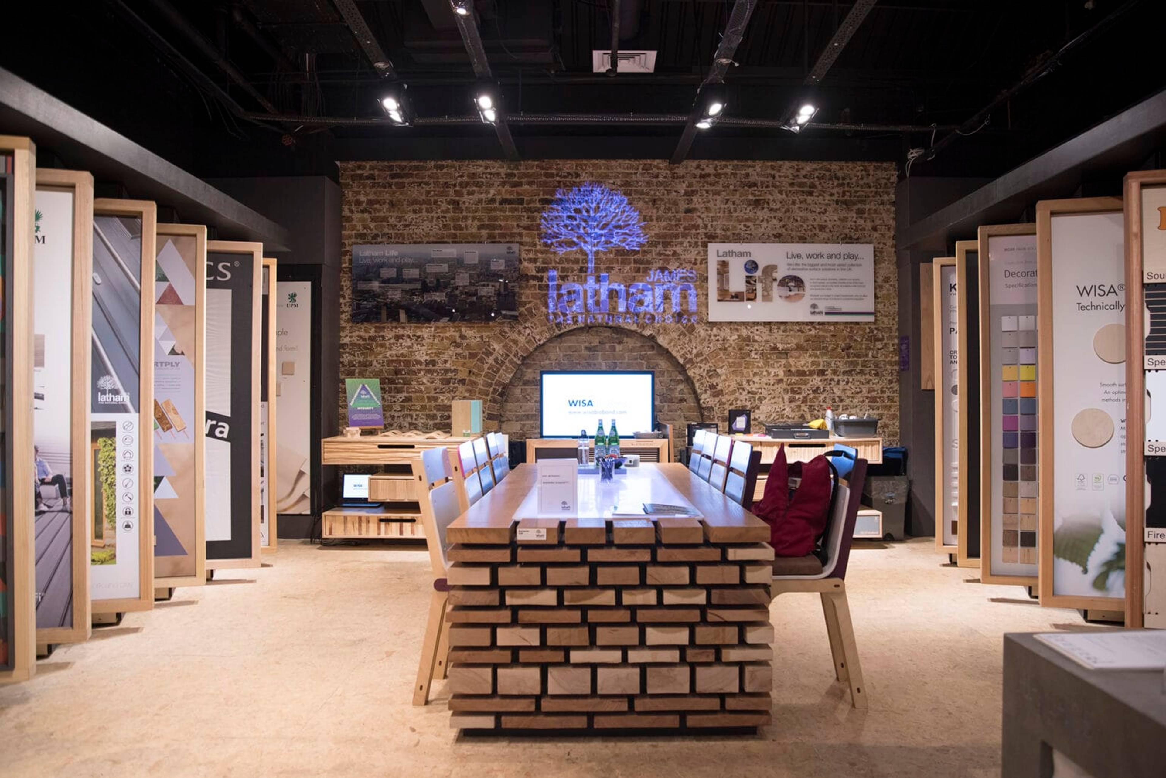 Interior of one of the event places at the Business Design Centre