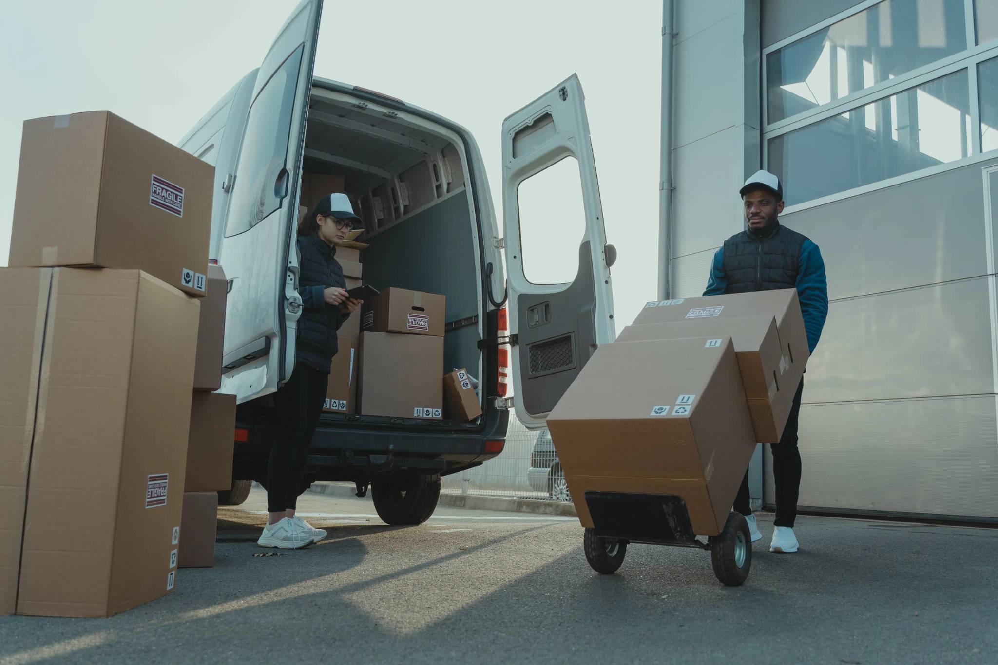 delivery drivers HOLD storage