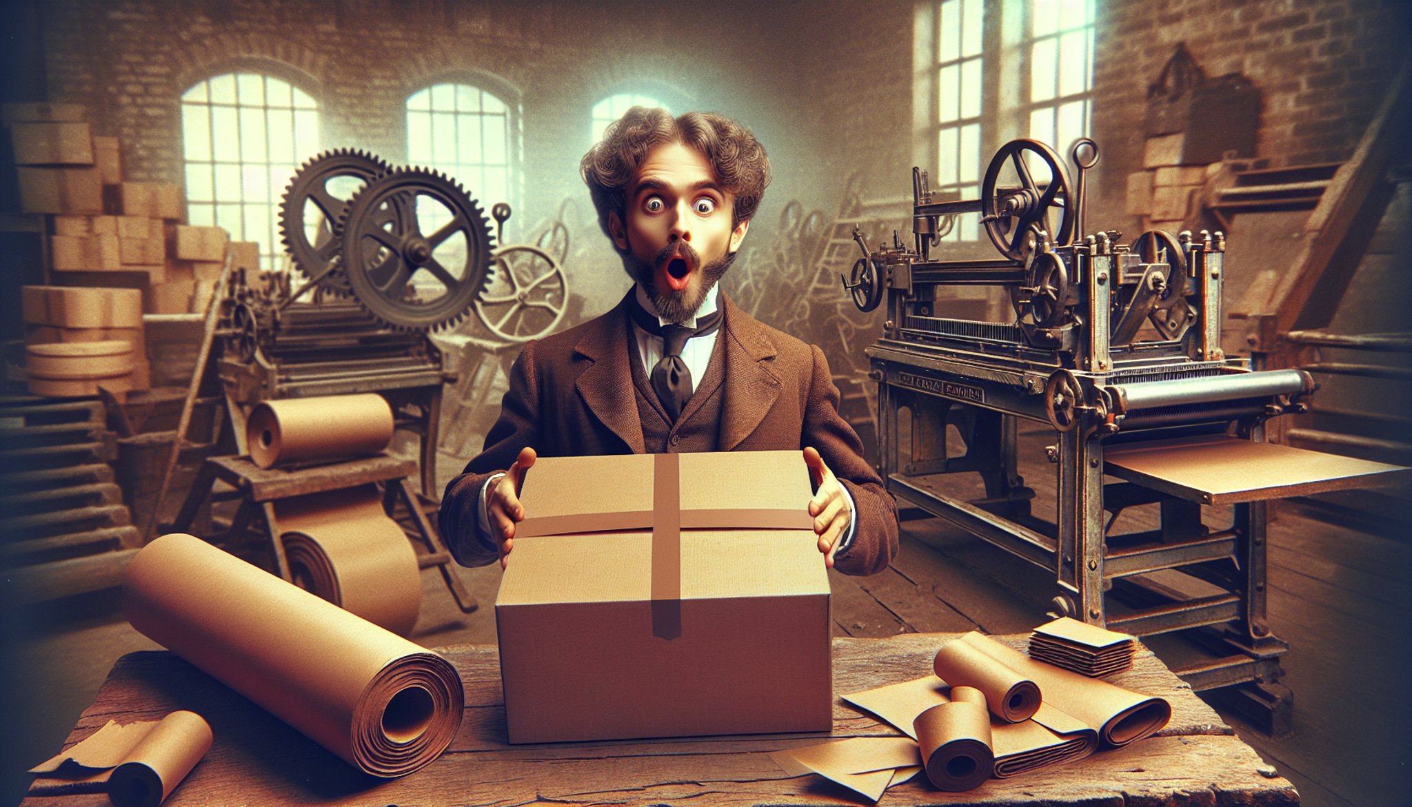 Gifts given in cardboard box