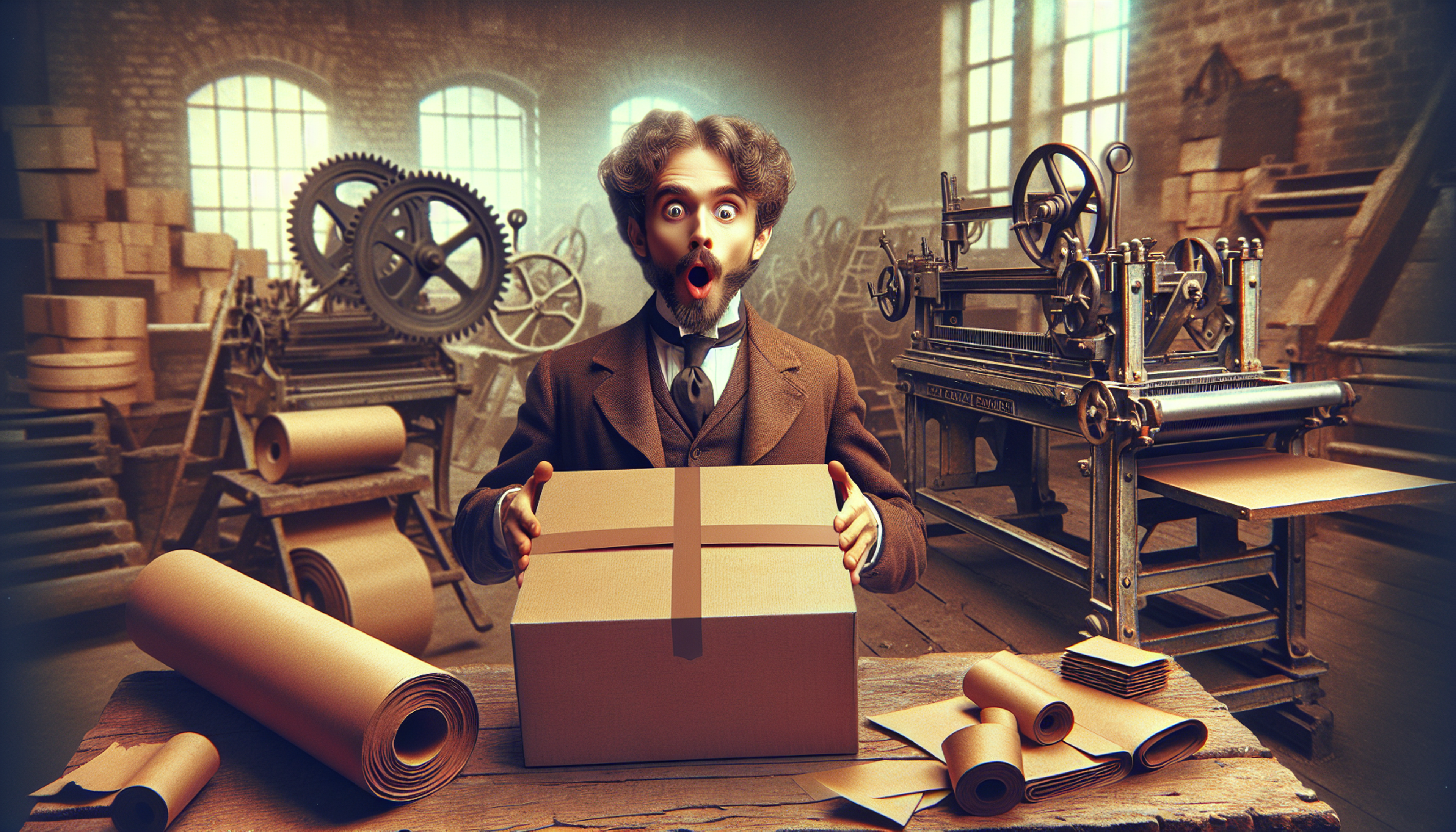 Gifts given in cardboard box