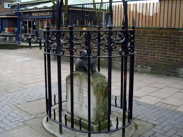 old monument in city square