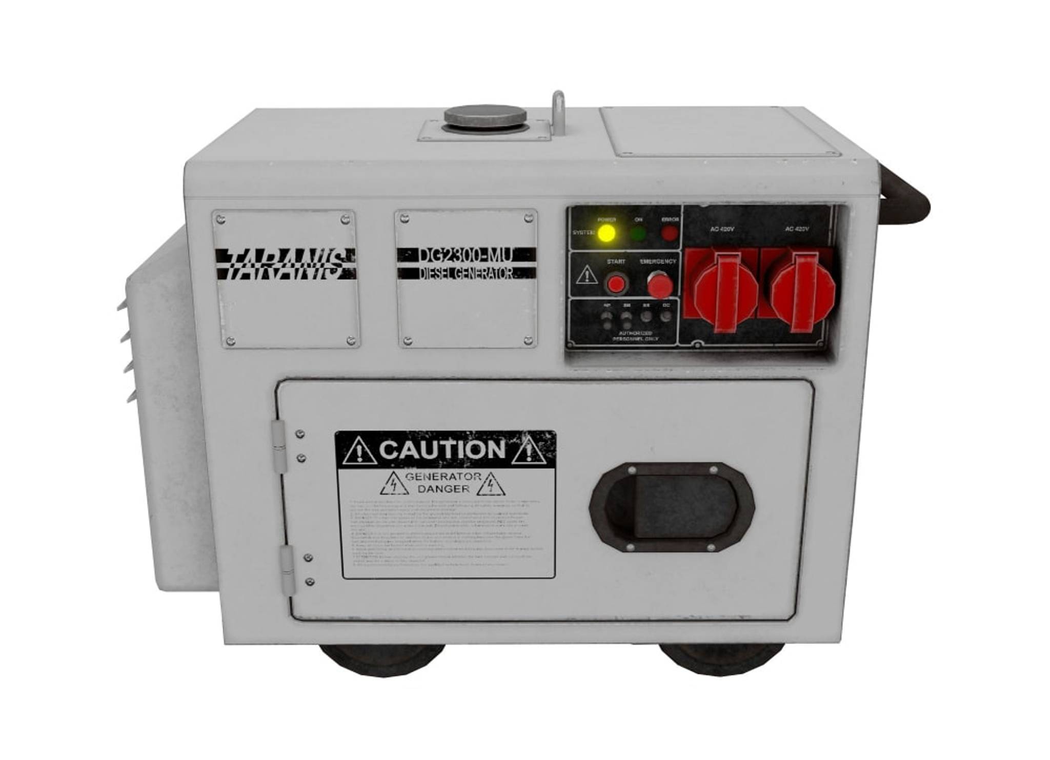 A product image of a generator