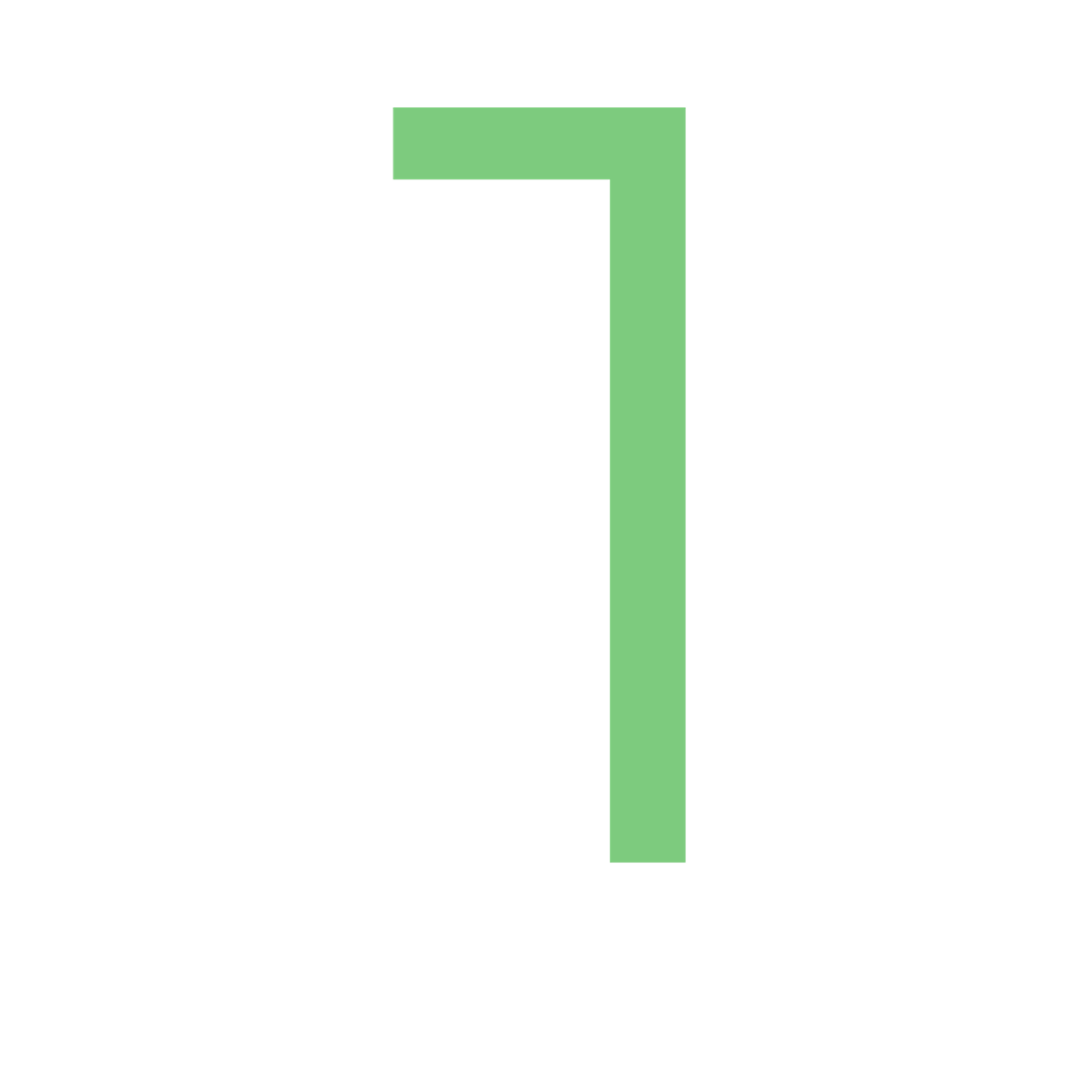 green number 1